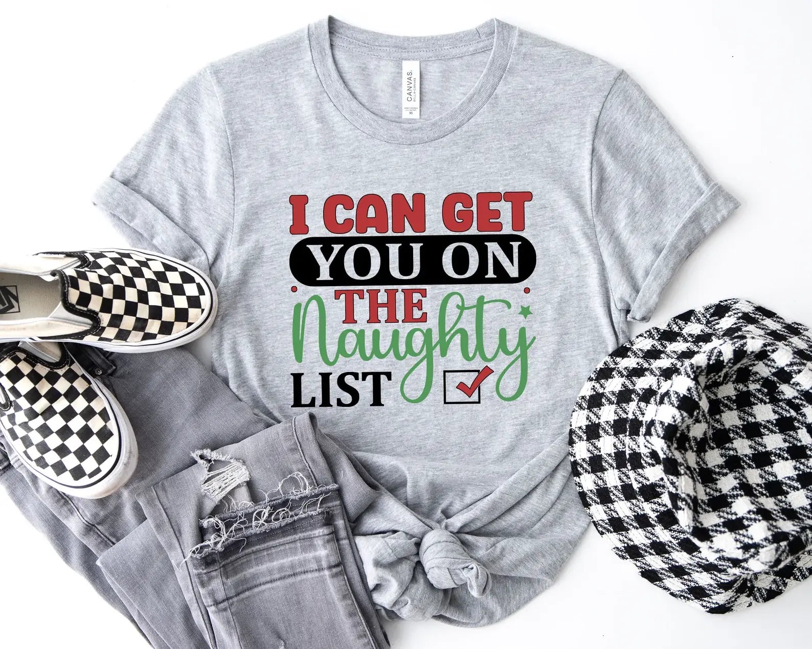 I Can Get You On the Naughty List T-Shirt Hoodie, Sweatshirt | PodTeesHub.com