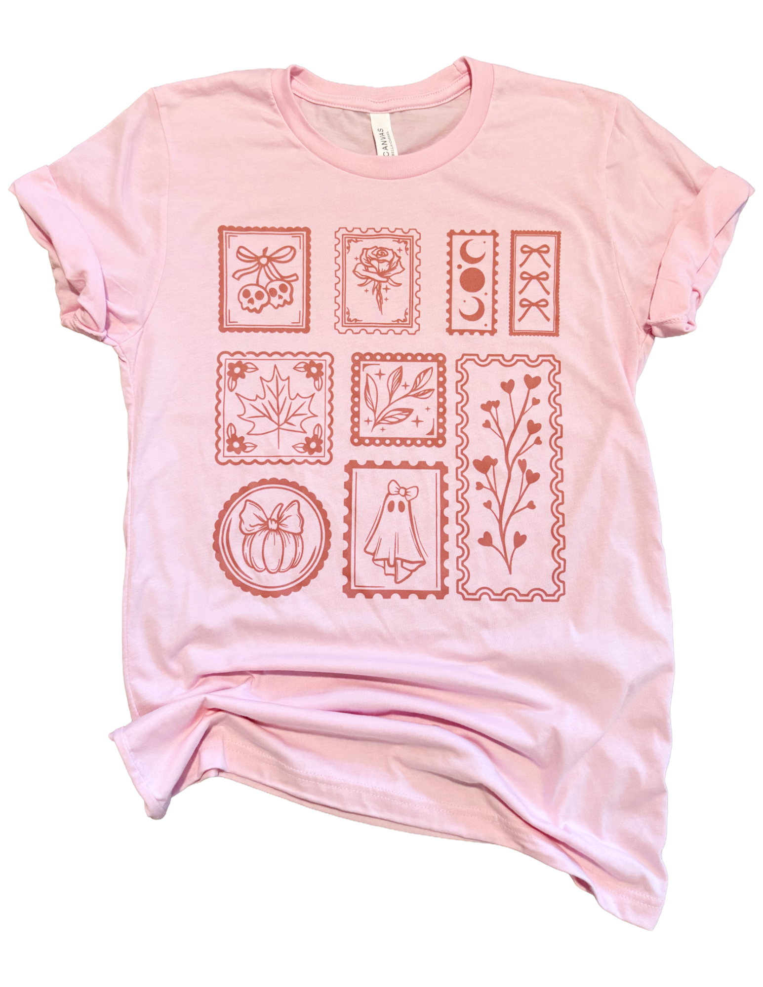 Creepy Cute Stamps Halloween Tee Hoodie, Sweatshirt | PodTeesHub.com