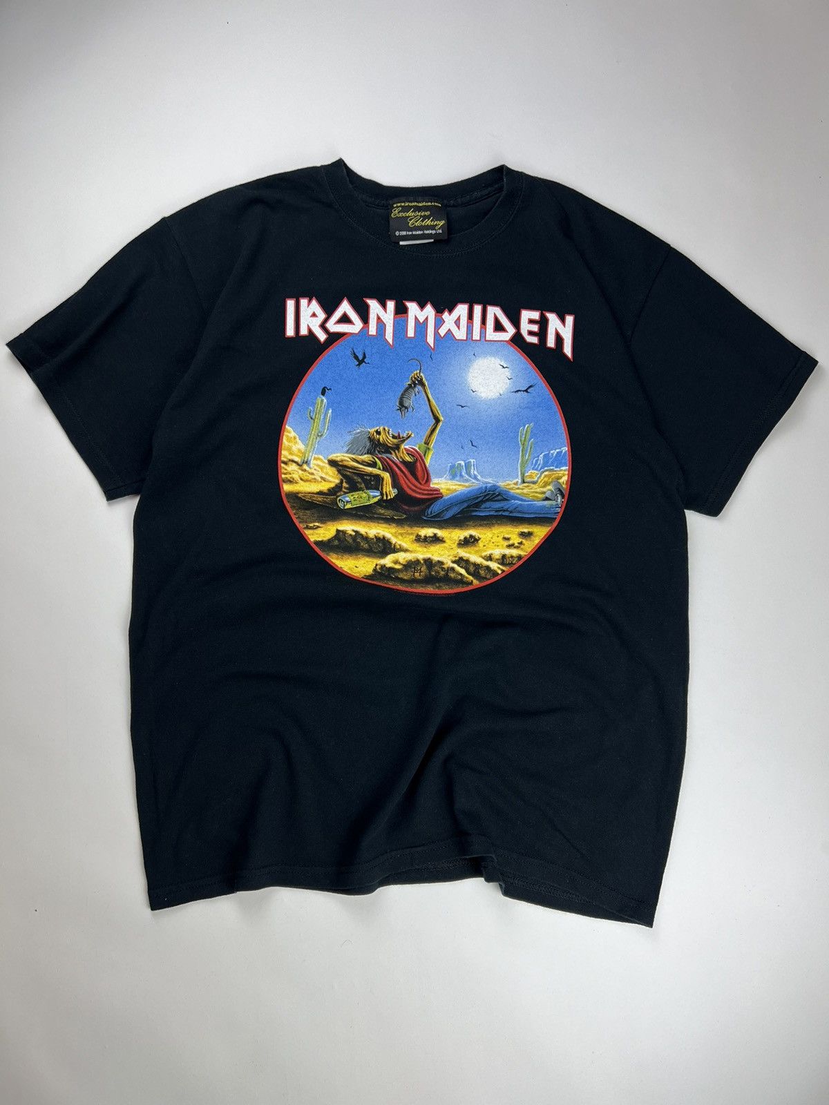 Maiden Iron Maiden Texas Tour 2008 Tees Somewhere Back In Time Hoodie, Sweatshirt | PodTeesHub.com