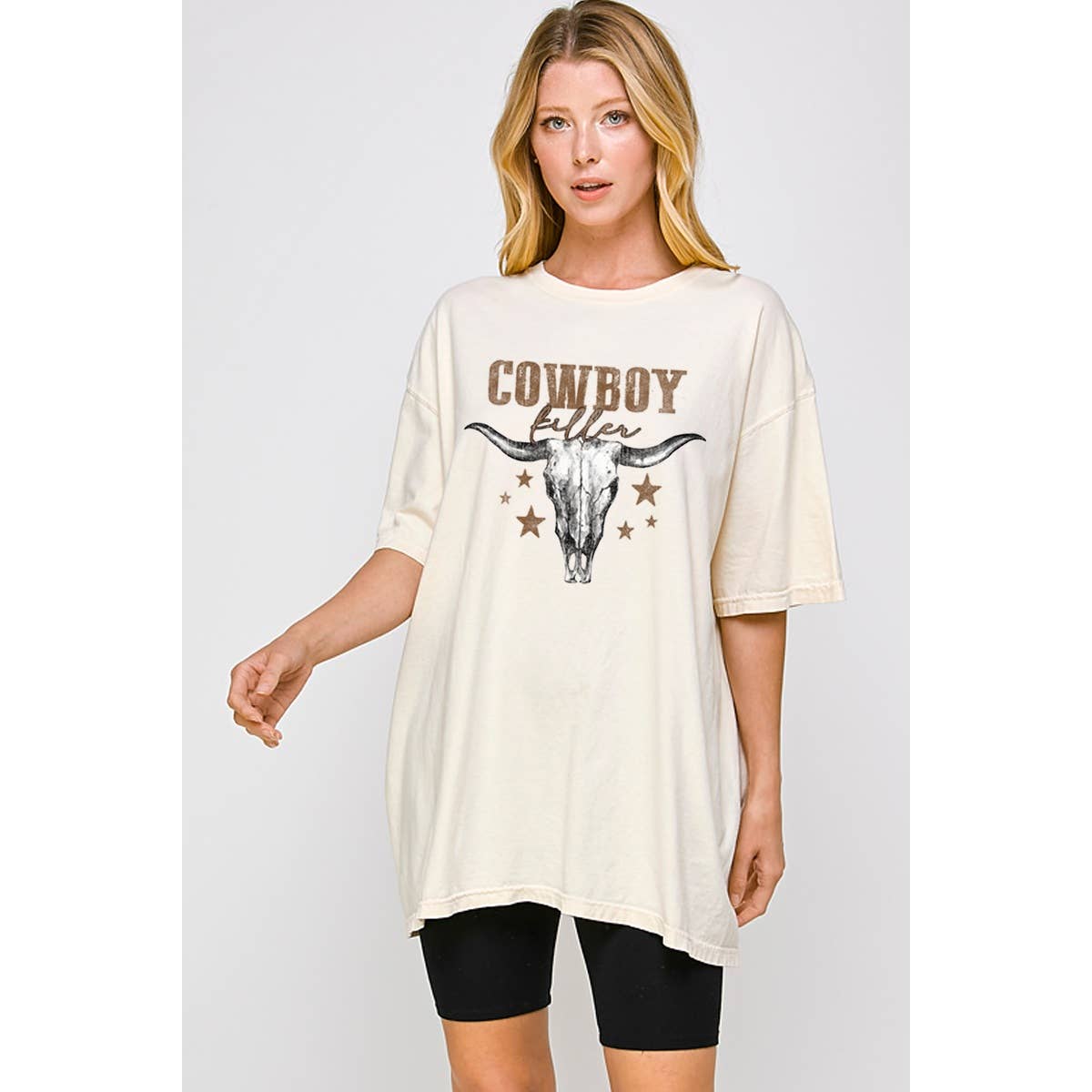 Cowboy Killer   Graphic Oversized Tee Hoodie, Sweatshirt | PodTeesHub.com