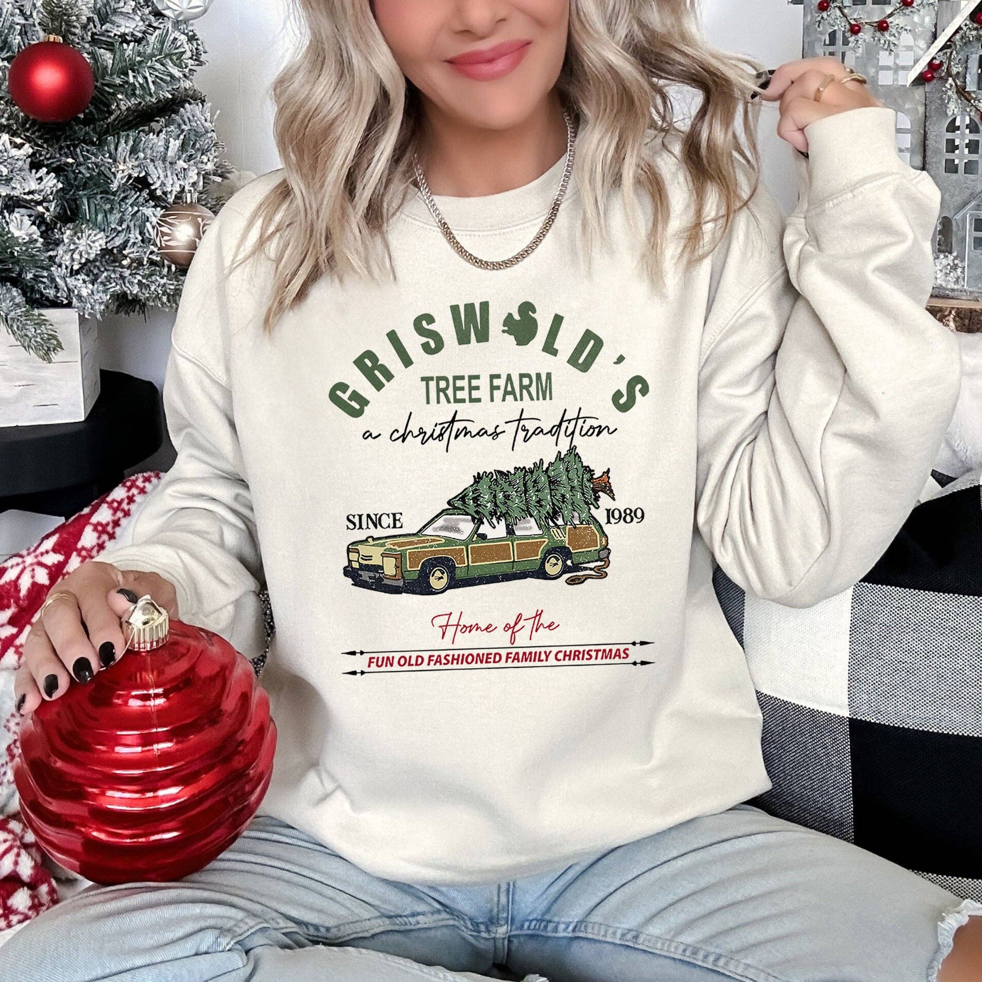 Griswold's Tree Farm Squirrel Christmas Sweatshirt T-Shirts, Hoodie | PodTeesHub.com