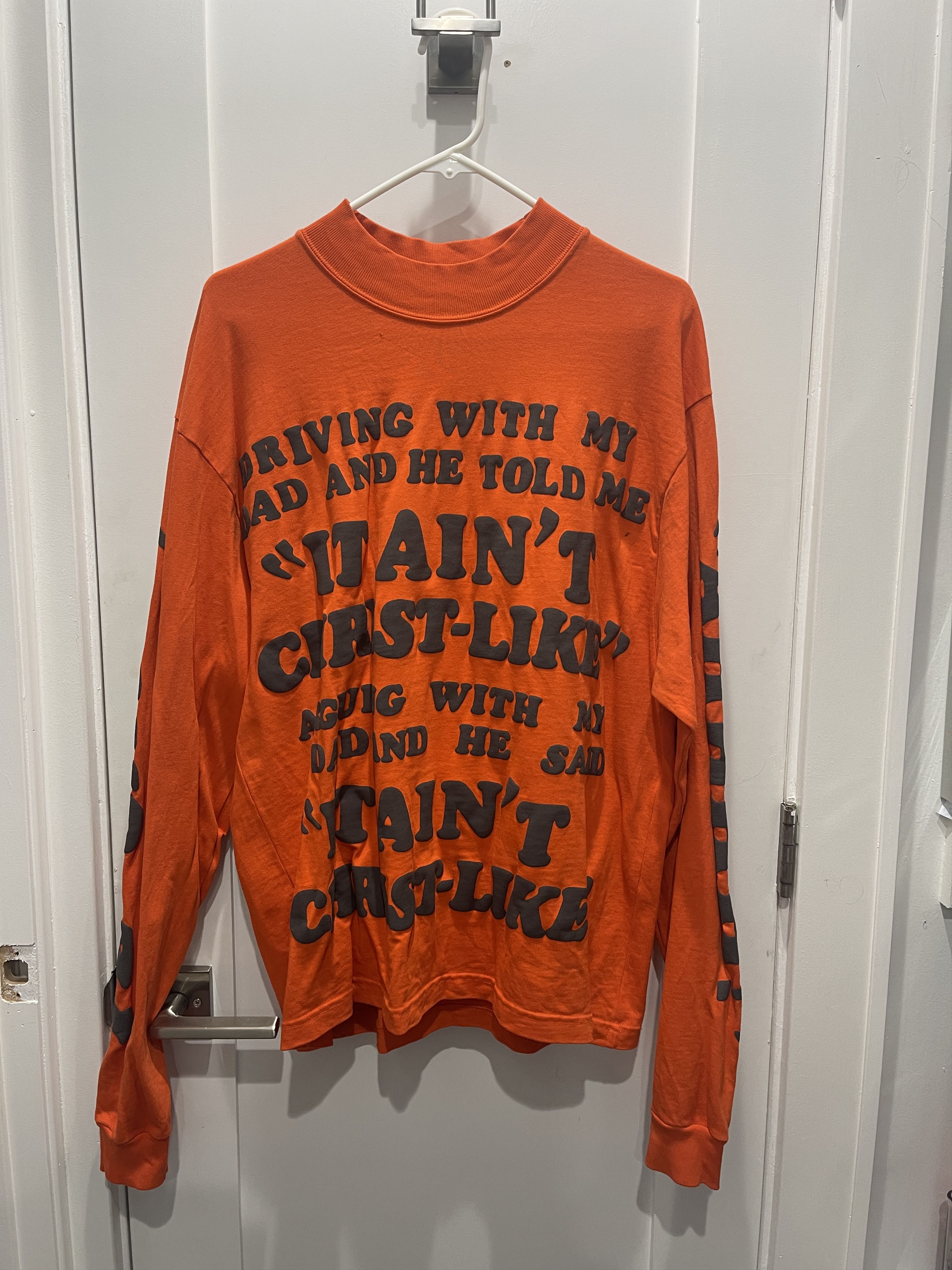 Kanye West Jesus Is King Sunday Service Long Sleeve Mockneck T-Shirts, Hoodie, Sweatshirt | PodTeesHub.com