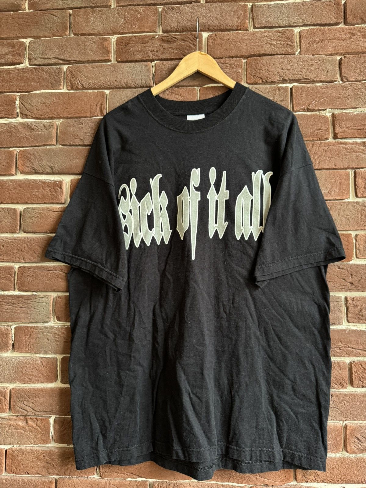 Band Tees 90s Sick Of It All Logo Vintage Hardcore Punk Band Tee Hoodie, Sweatshirt | PodTeesHub.com
