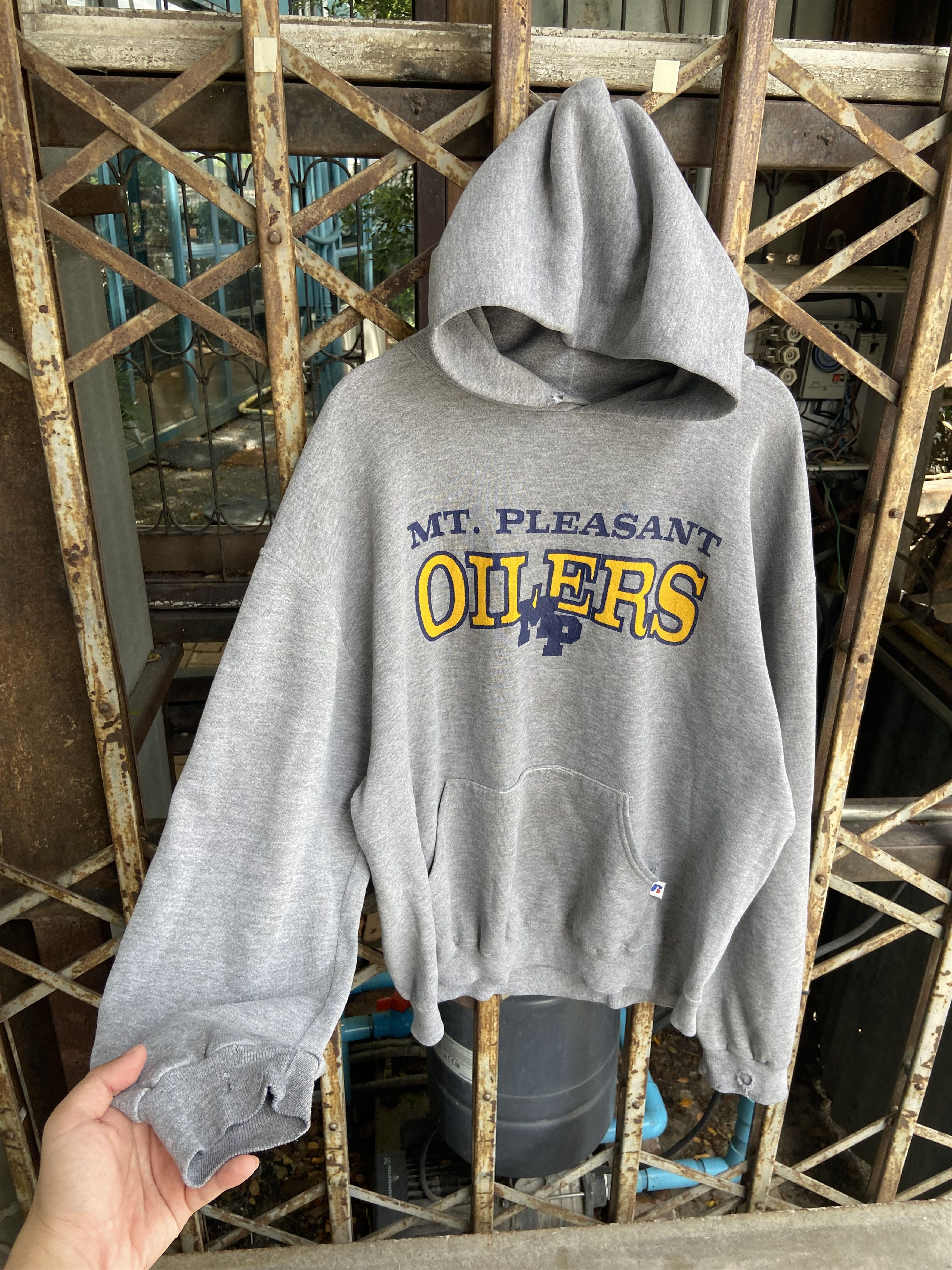 Athletic Russell Oilers Mp Hooded Sweatshirt T-Shirts, Hoodie | PodTeesHub.com