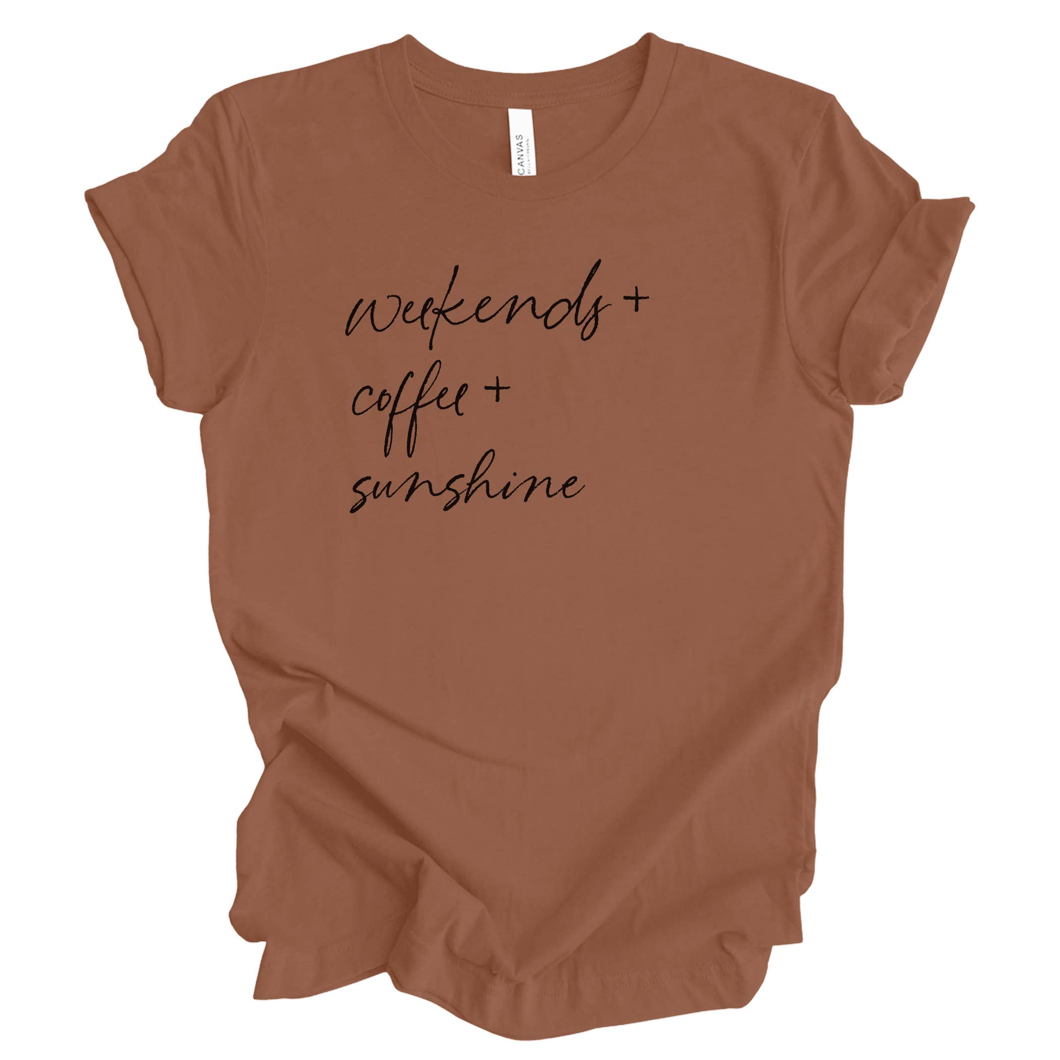 Weekends Coffee Sunshine Tee Hoodie, Sweatshirt | PodTeesHub.com