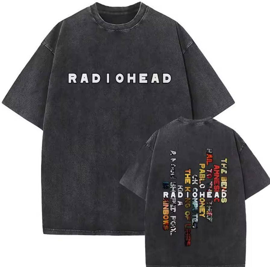 Vintage Radiohead Tour T-Shirt Retro Gift For Fans Hoodie, Sweatshirt | PodTeesHub.com