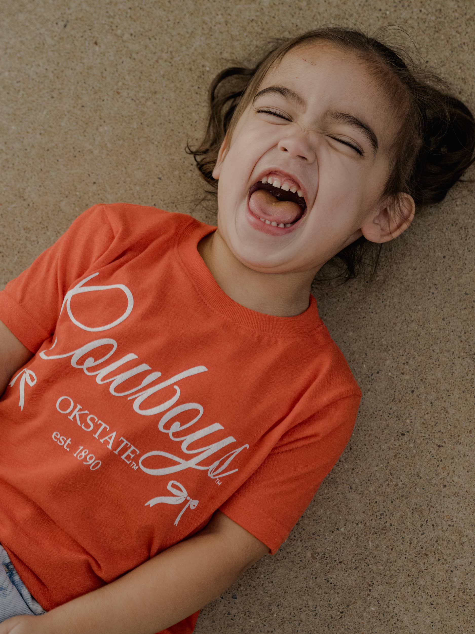 Children's Osu Cowboys Established Bows Orange Tee Hoodie, Sweatshirt | PodTeesHub.com