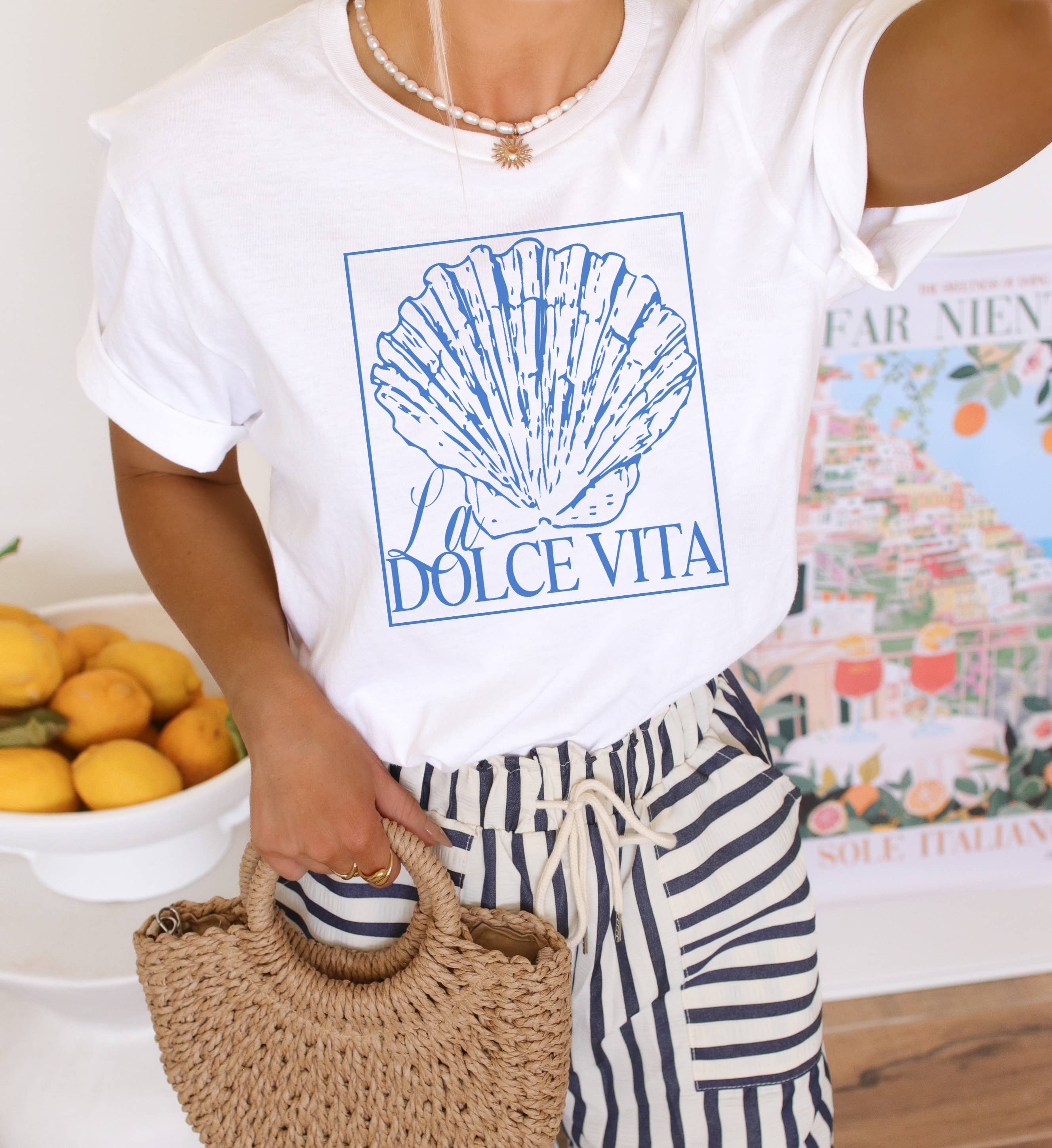 La Dolce Vita Graphic Tee | Summer Tee Hoodie, Sweatshirt | PodTeesHub.com