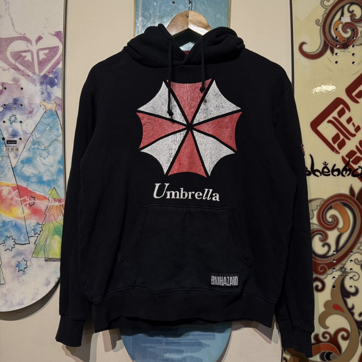 Japanese Brand Resident Evil Biohazard Umbrella Corp Logo Hoodie T-Shirts, Sweatshirt | PodTeesHub.com