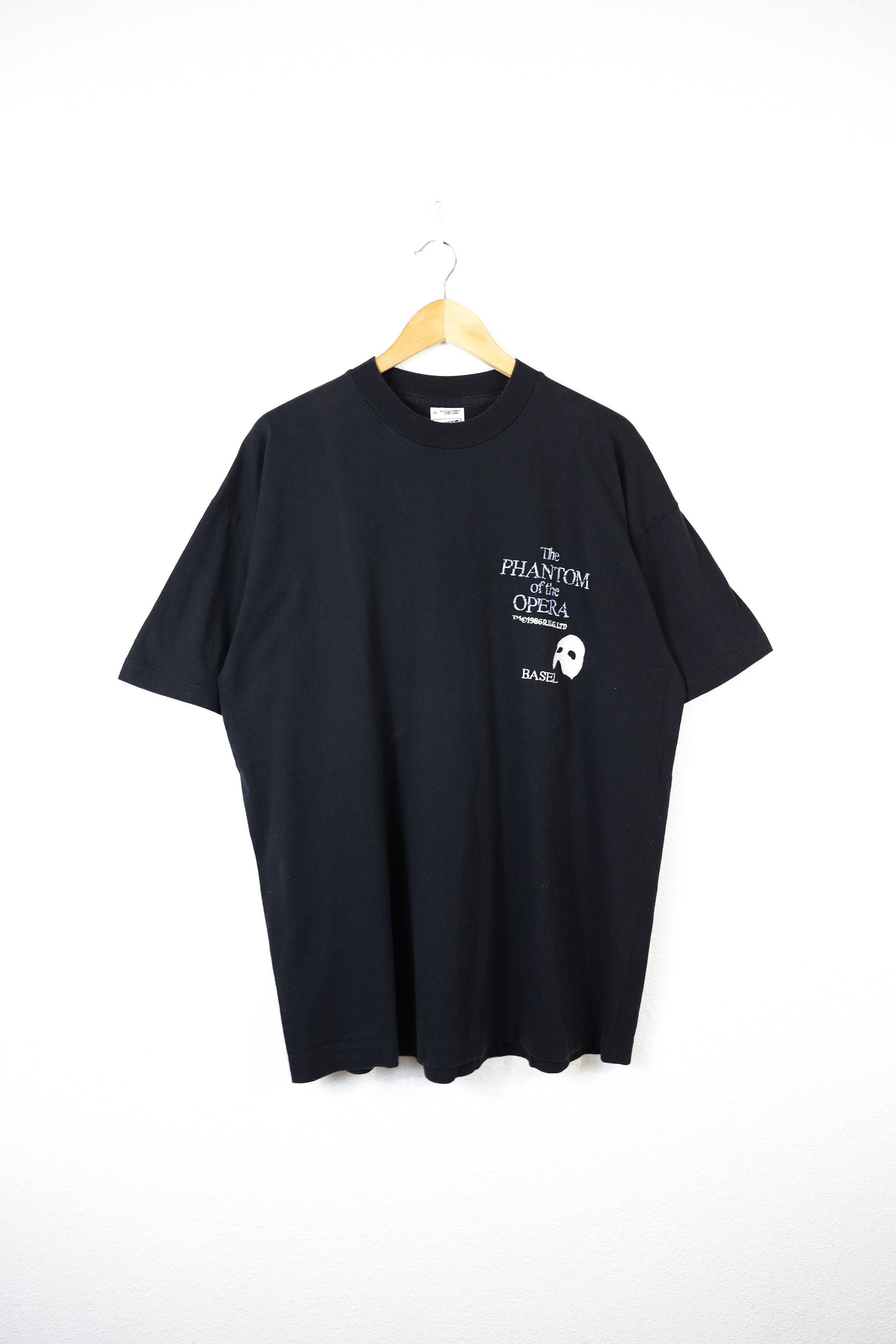 Vintage The Phantom Of The Opera 1986 Basel Tee T Shirt 80s Hoodie, Sweatshirt | PodTeesHub.com
