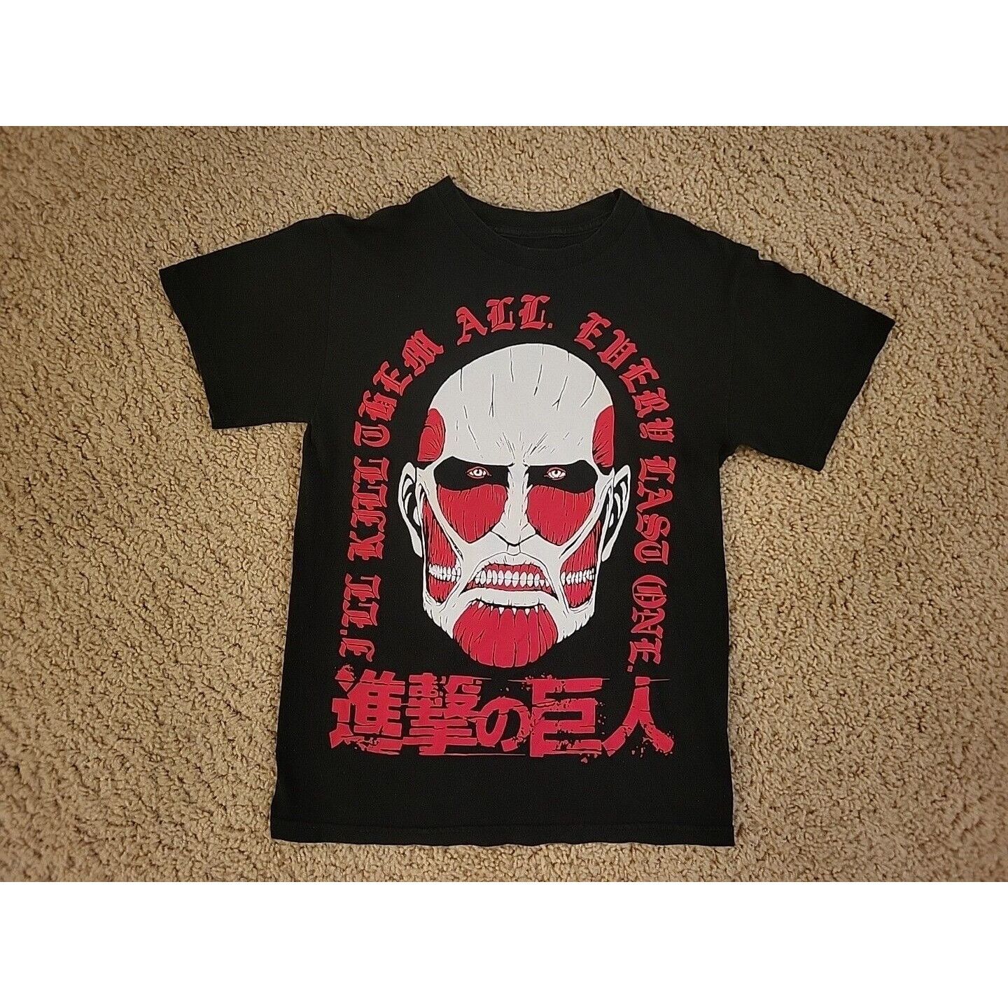 Other Attack On Titan Colossal Titan T Shirt Size S Graphic Manga Hoodie, Sweatshirt | PodTeesHub.com
