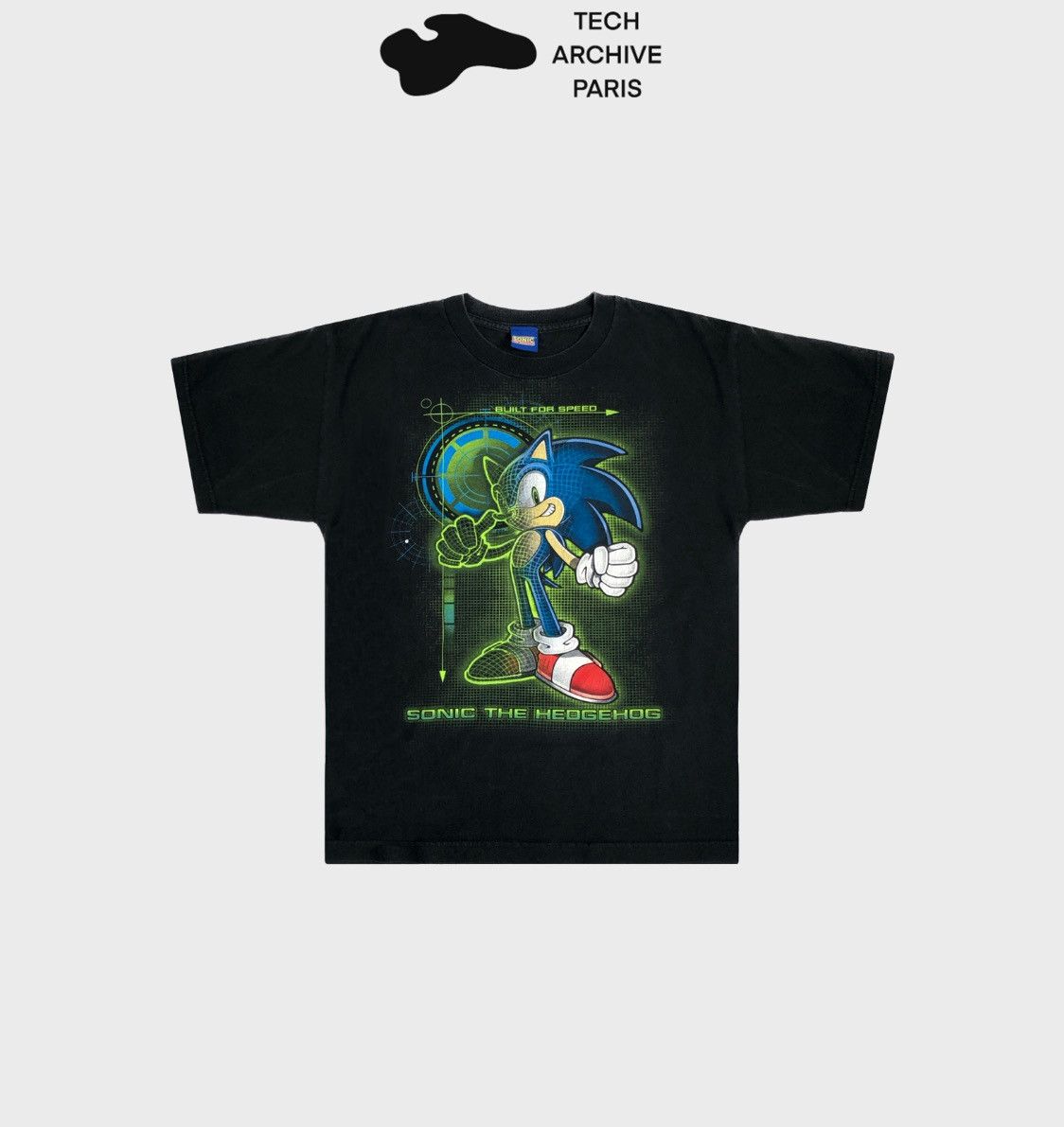 Sonic Lab 2000 S Vintage Sonic The Hedgehod Built For Speed T Shirt Hoodie, Sweatshirt | PodTeesHub.com