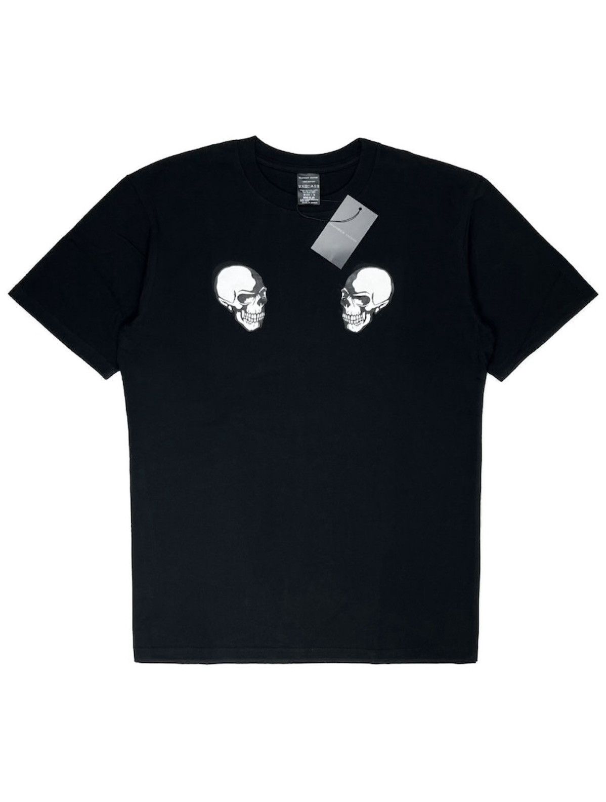 N Ine Number N Ine Double Skull The Clash Black Tee Size 4 Hoodie, Sweatshirt | PodTeesHub.com