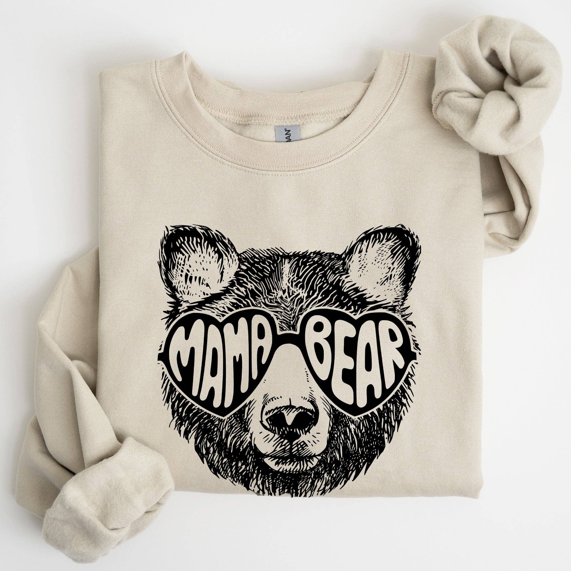 Mama Bear, Mother's Day Sweatshirt T-Shirts, Hoodie | PodTeesHub.com