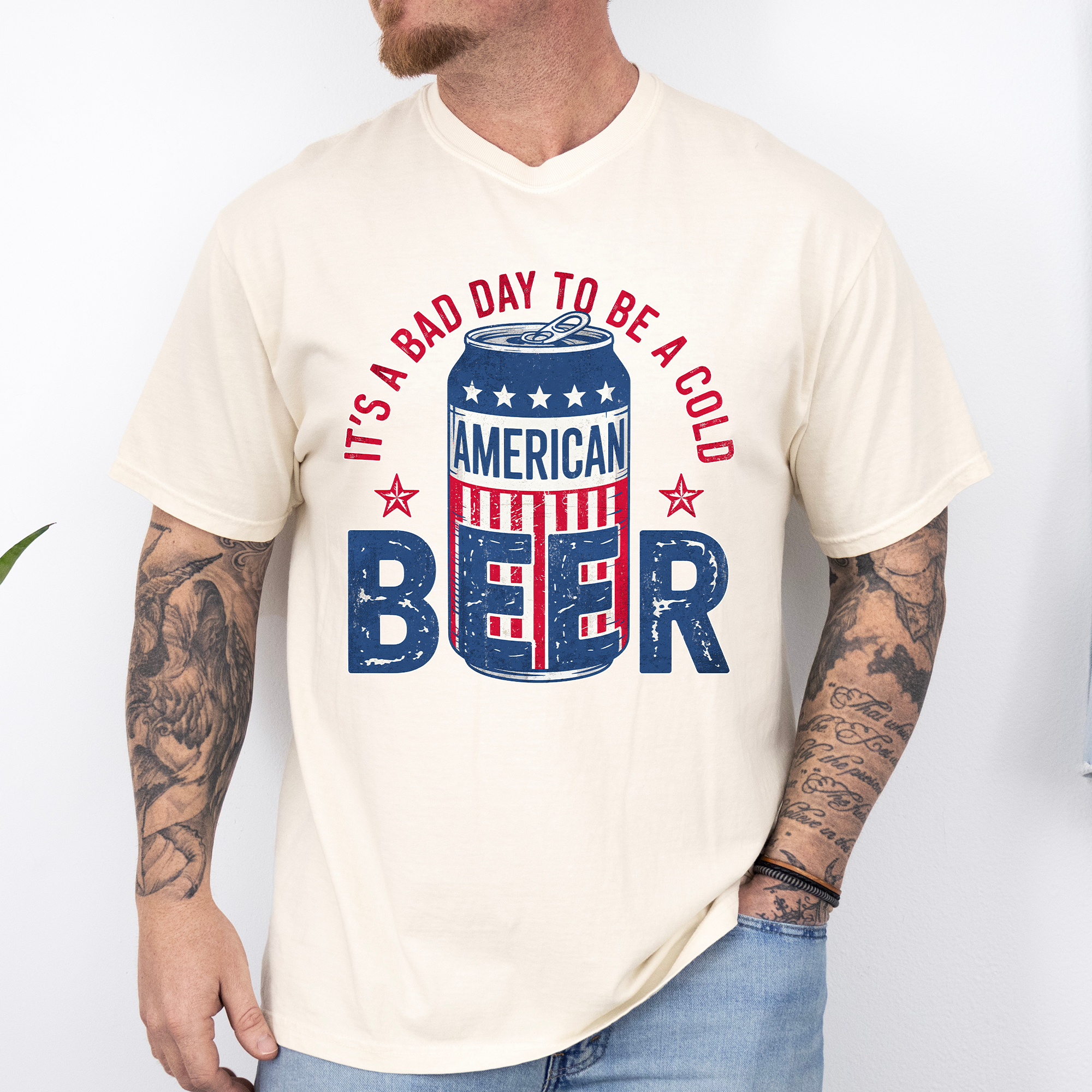 It's A Bad Day To Be A Cold Beer Dad, Father's Day T-Shirt Hoodie, Sweatshirt | PodTeesHub.com