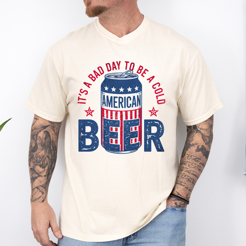 It's A Bad Day To Be A Cold Beer Dad, Father's Day T-Shirt Hoodie, Sweatshirt | PodTeesHub.com