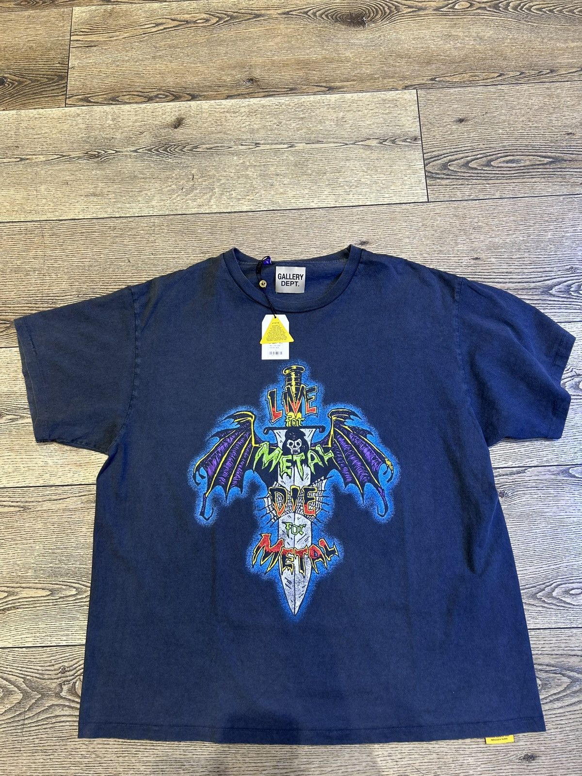 Dept Gallery Dept Die For Metal Tee Hoodie, Sweatshirt | PodTeesHub.com