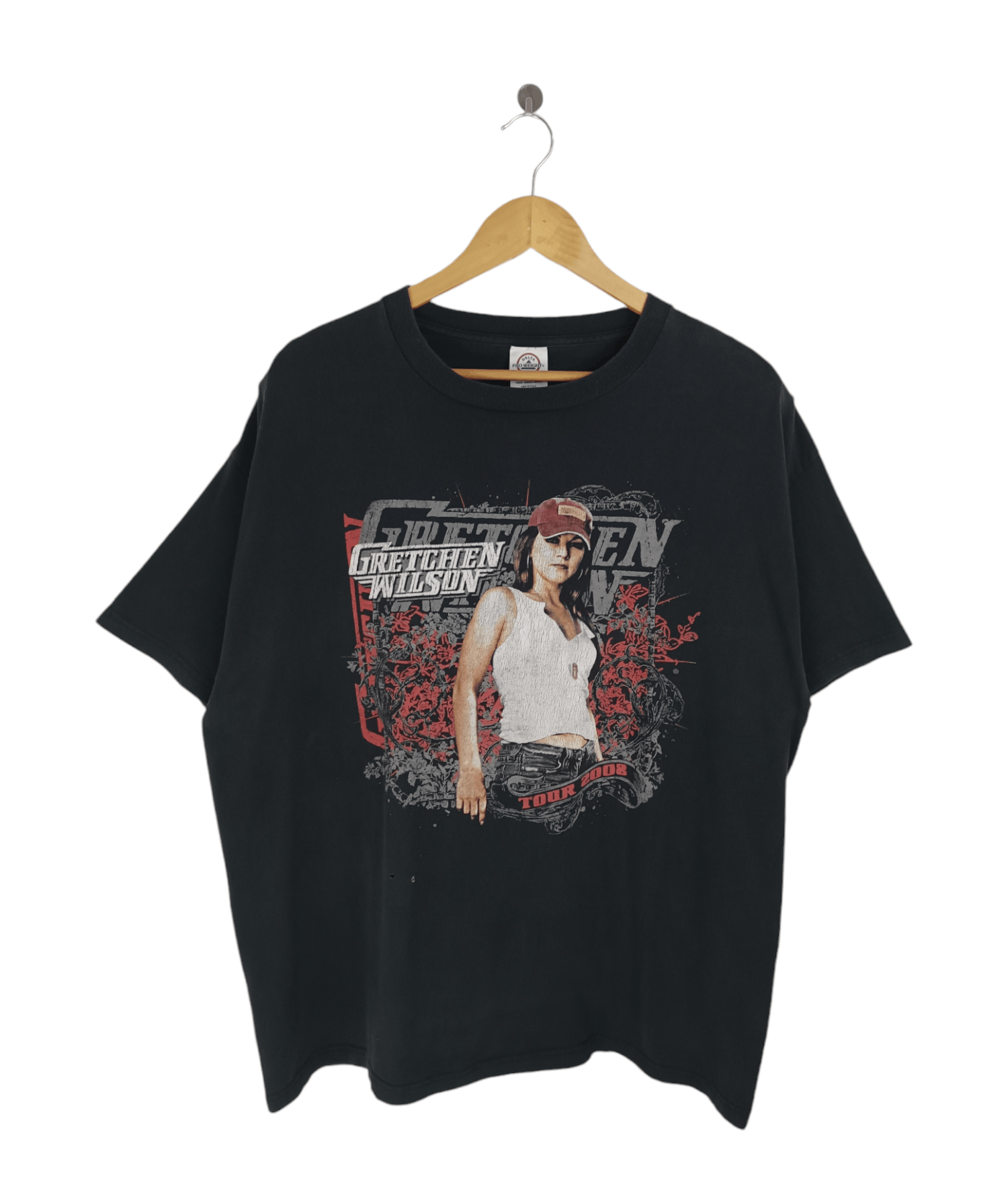 Thrash Faded Vintage 08 Gretchen Wilson Tour Tee Kid Rock Hoodie, Sweatshirt | PodTeesHub.com