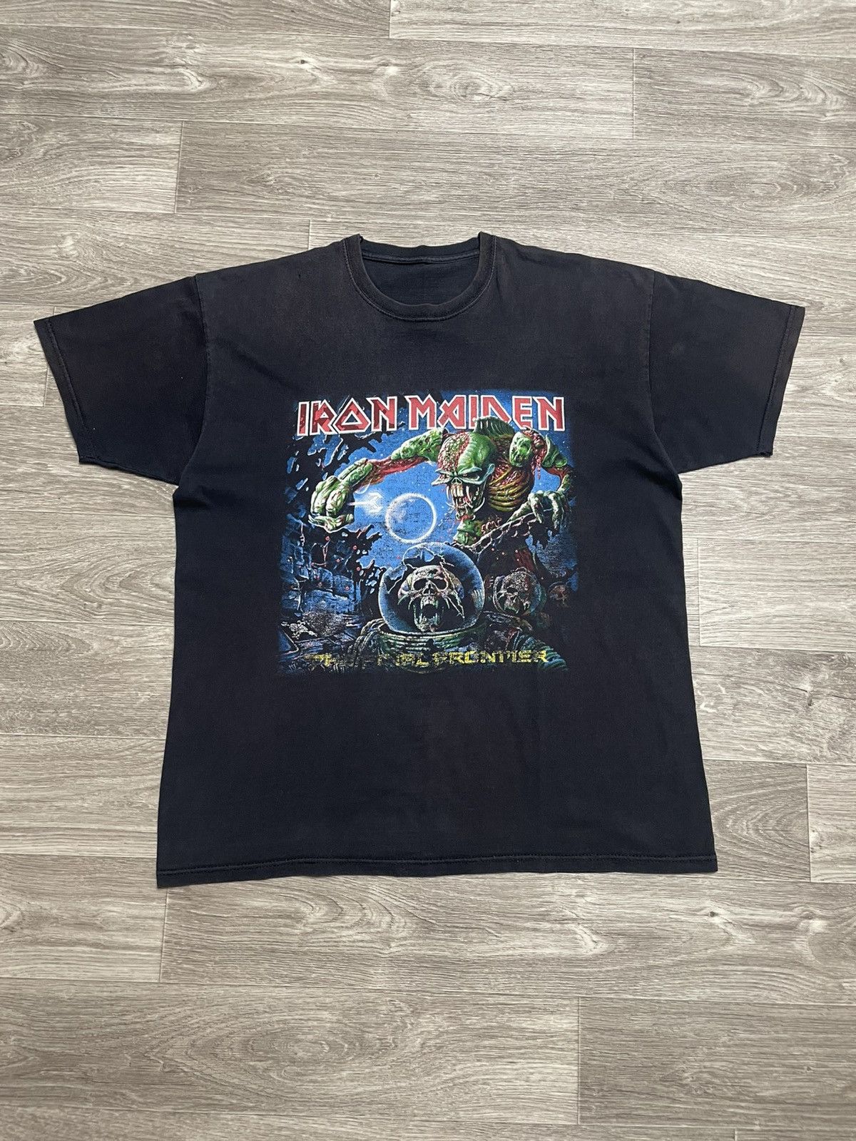 Maiden Vintage Iron Maiden The Final Frontier Rock Band T Shirt Hoodie, Sweatshirt | PodTeesHub.com