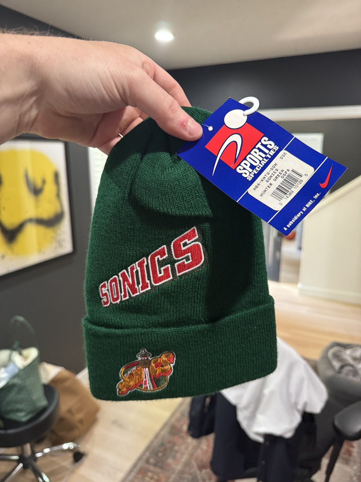 Sports Specialties New W Tags Vintage Seattle Supersonics Sonics Nba Beanie T-Shirts, Hoodie, Sweatshirt | PodTeesHub.com