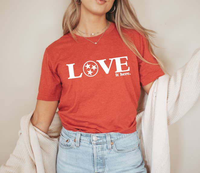 Love It Here T-Shirt Sale Hoodie, Sweatshirt | PodTeesHub.com