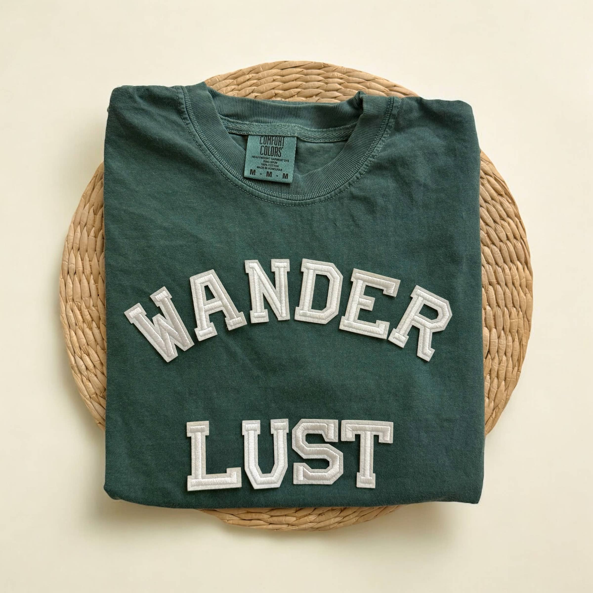 Wanderlust Comfort Colors Short Sleeve Shirt Hoodie, Sweatshirt | PodTeesHub.com