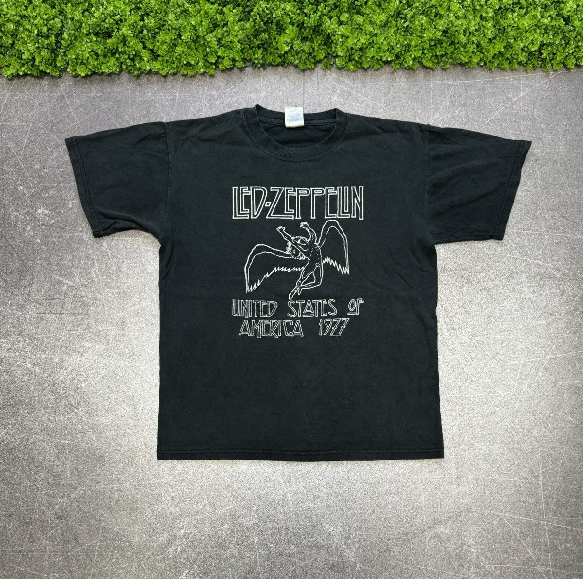 Vintage Led Zeppelin 2000 Vintage T Shirt Myth Gem Heavy Cotton Hoodie, Sweatshirt | PodTeesHub.com