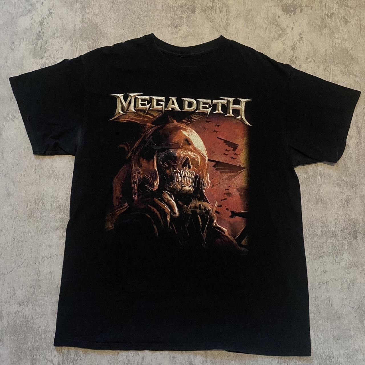 Other Black Megadeth Graphic Tee Metal Bandtee Rock Hoodie, Sweatshirt | PodTeesHub.com