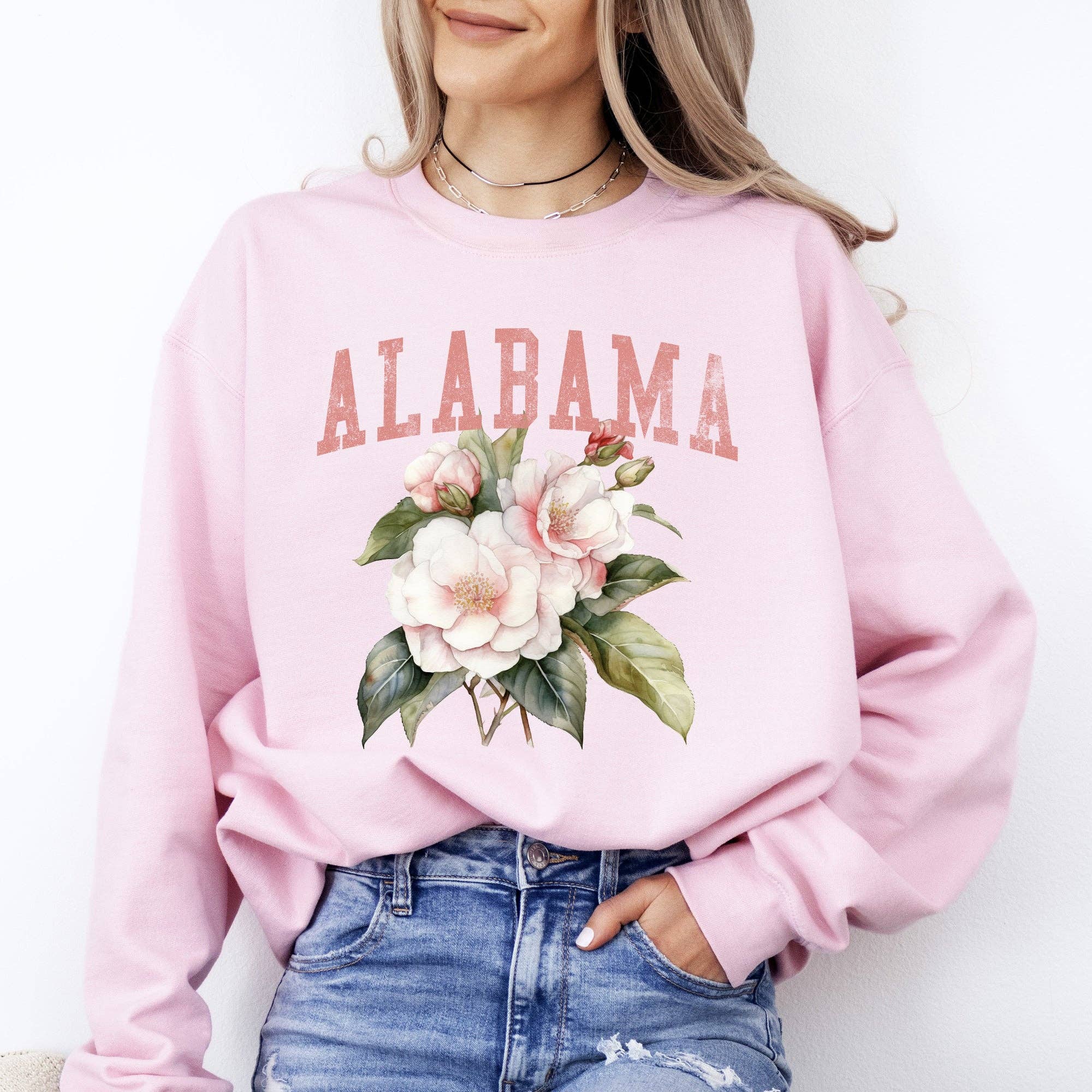 Alabama State Flower Sweatshirt T-Shirts, Hoodie | PodTeesHub.com