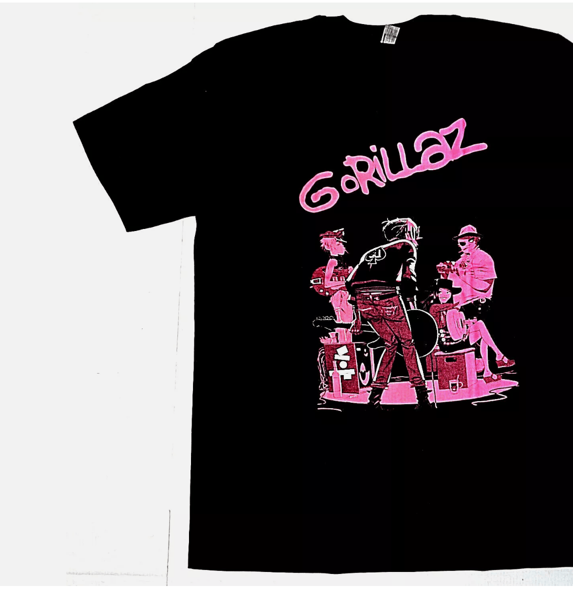 Band Tees Gorillaz T Shirt Virtual Band Alt Rock Hip Hop Tee Hoodie, Sweatshirt | PodTeesHub.com