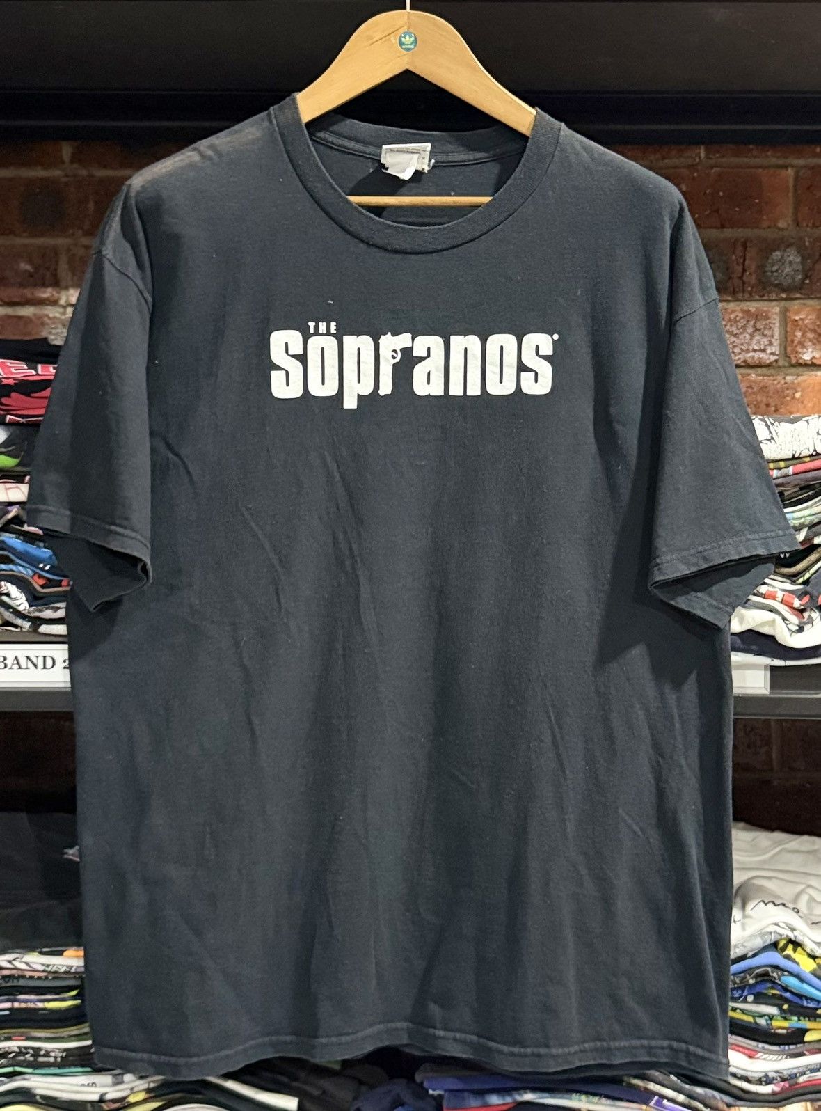 Vintage The Sopranos Hbo Movie Promo Sun Faded Tee Hoodie, Sweatshirt | PodTeesHub.com