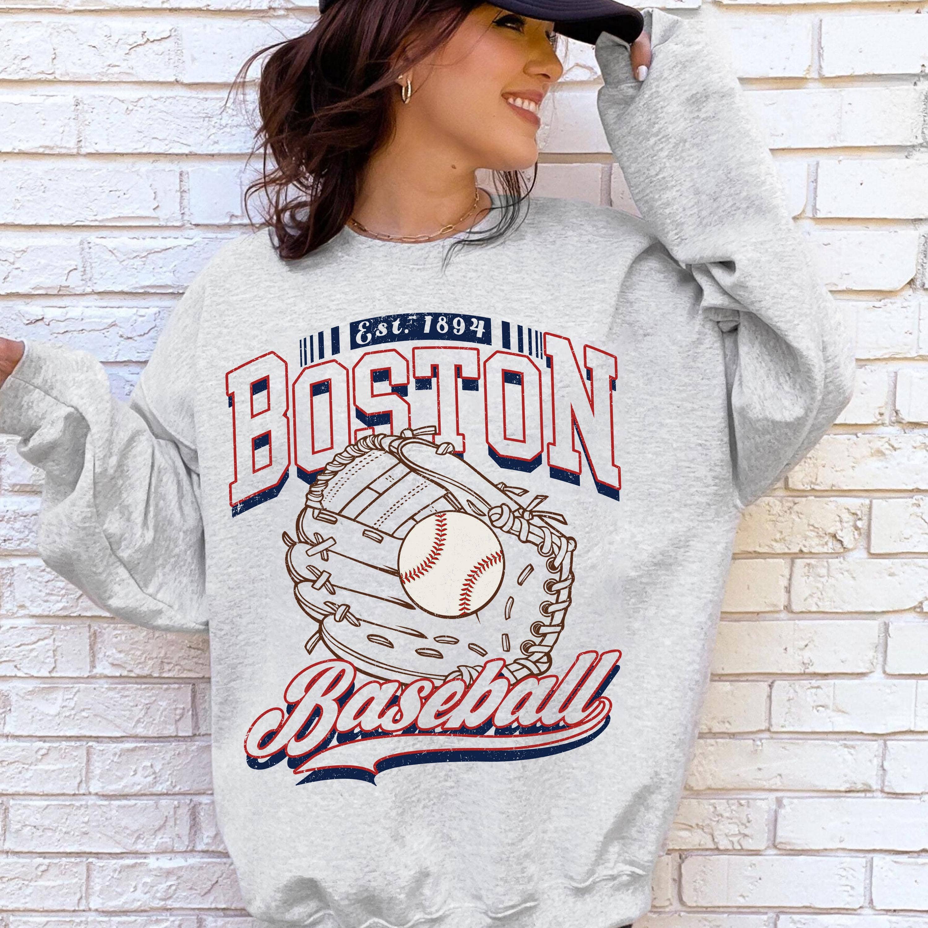 Retro Boston Baseball Game Day Tee Hoodie, Sweatshirt | PodTeesHub.com