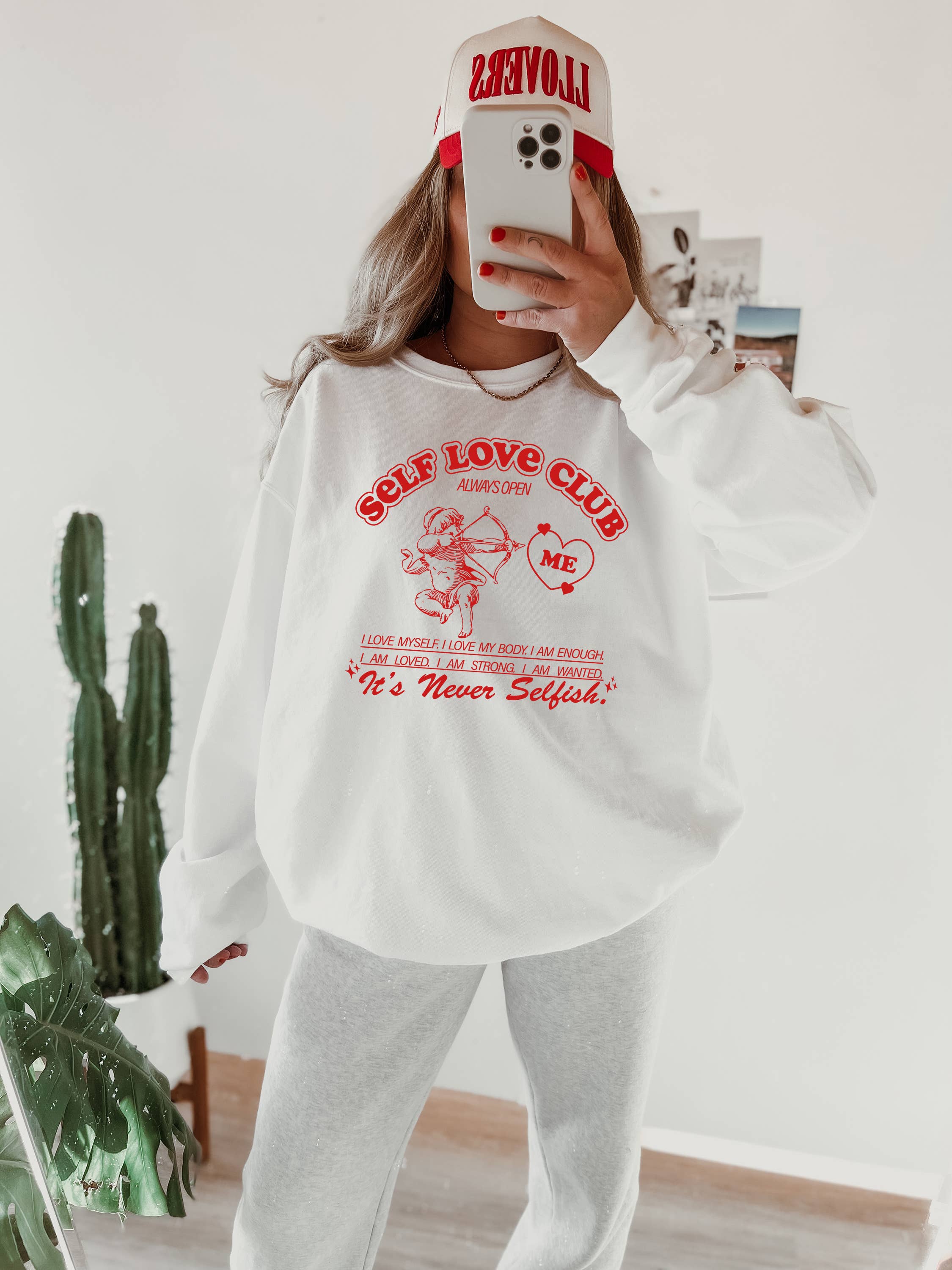 Self Love Sweatshirt, Valentine's Day Sweatshirt, Xoxo T-Shirts, Hoodie | PodTeesHub.com