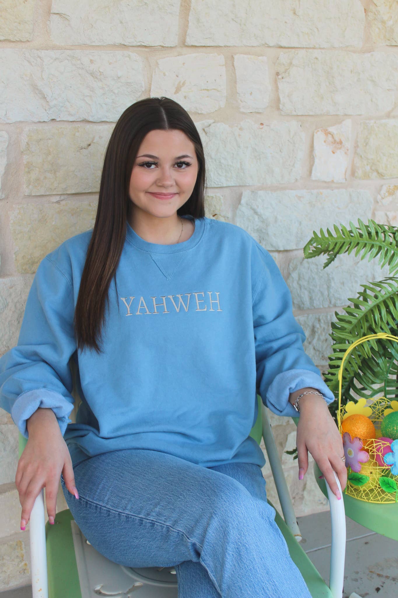 Yahweh Embroidered Sweater T-Shirts, Hoodie, Sweatshirt | PodTeesHub.com