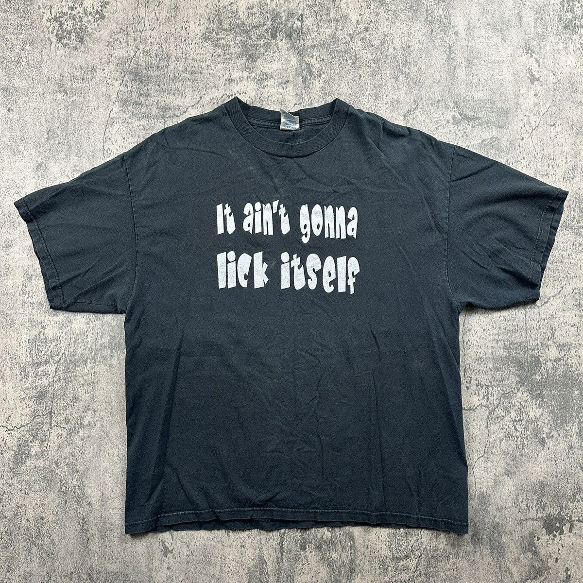 Vintage Y2k It Ain T Gonna Lick Itself Funny T Shirt Hoodie, Sweatshirt | PodTeesHub.com