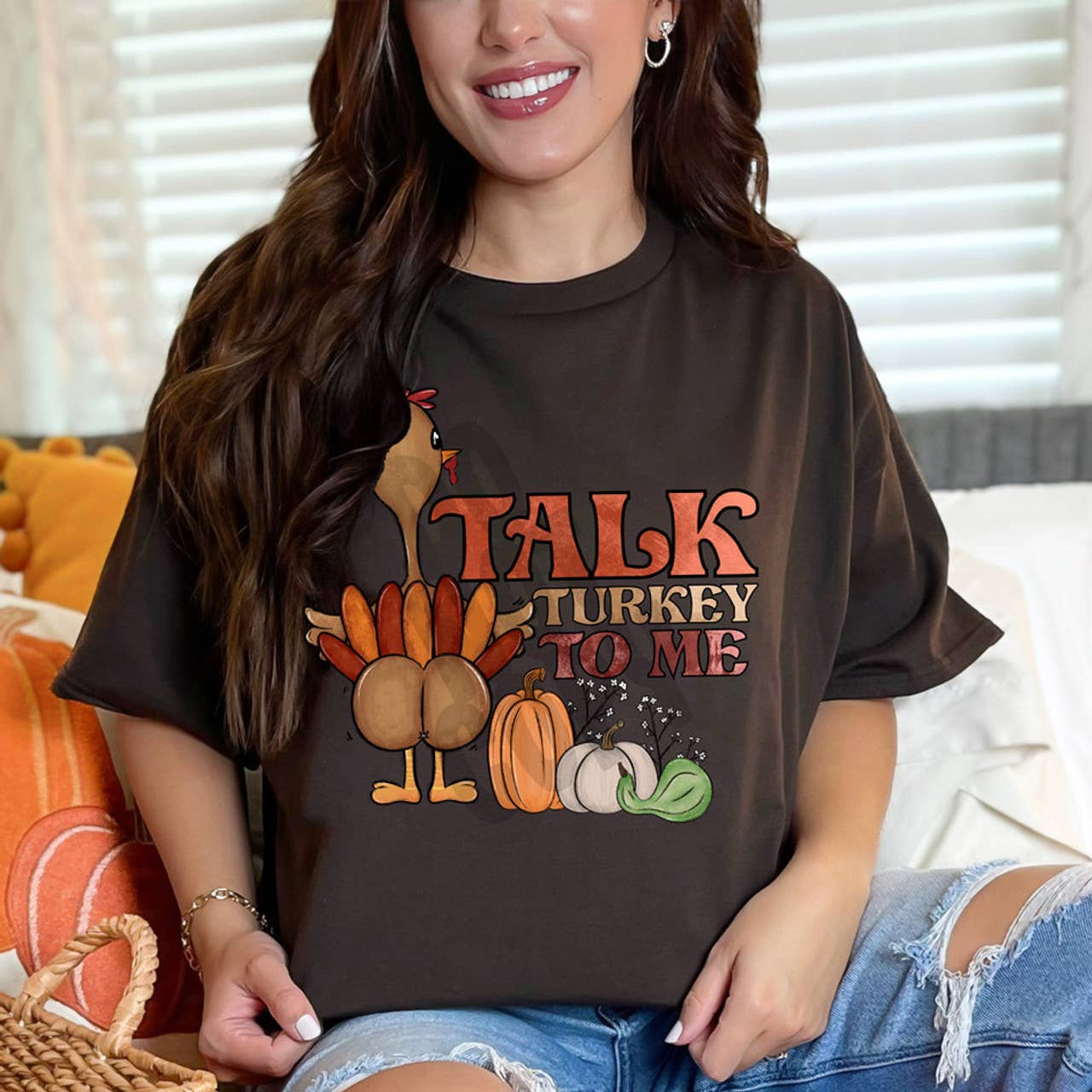 Talk Turkey To Me Everyday Tee Hoodie, Sweatshirt | PodTeesHub.com