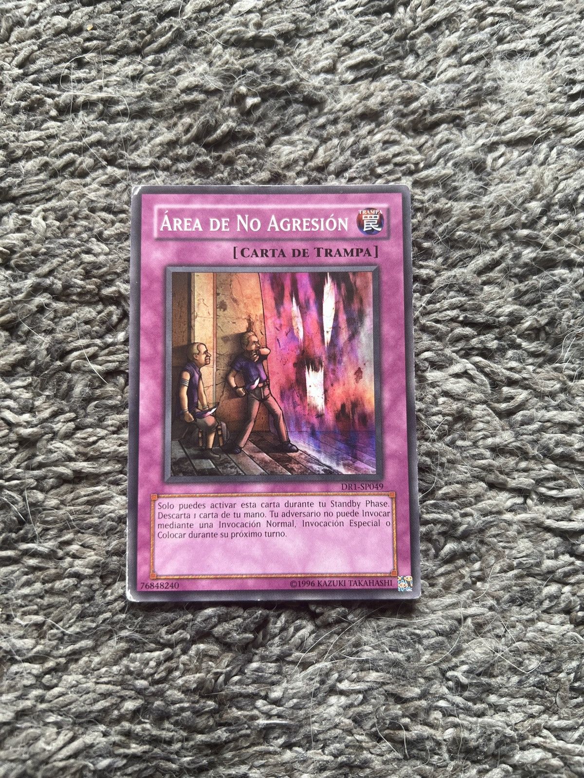Vintage 1996 Konami Yu Gi Oh Area De No Agresion Card T-Shirts, Hoodie, Sweatshirt | PodTeesHub.com