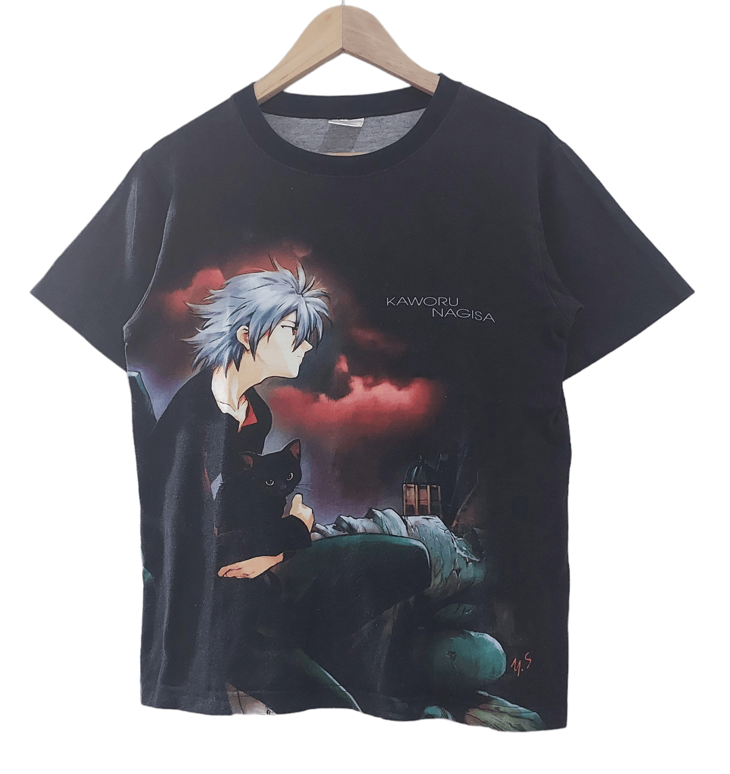 Anime Vintage Evangelion Kaworu Nagisa Tshirt Hoodie, Sweatshirt | PodTeesHub.com