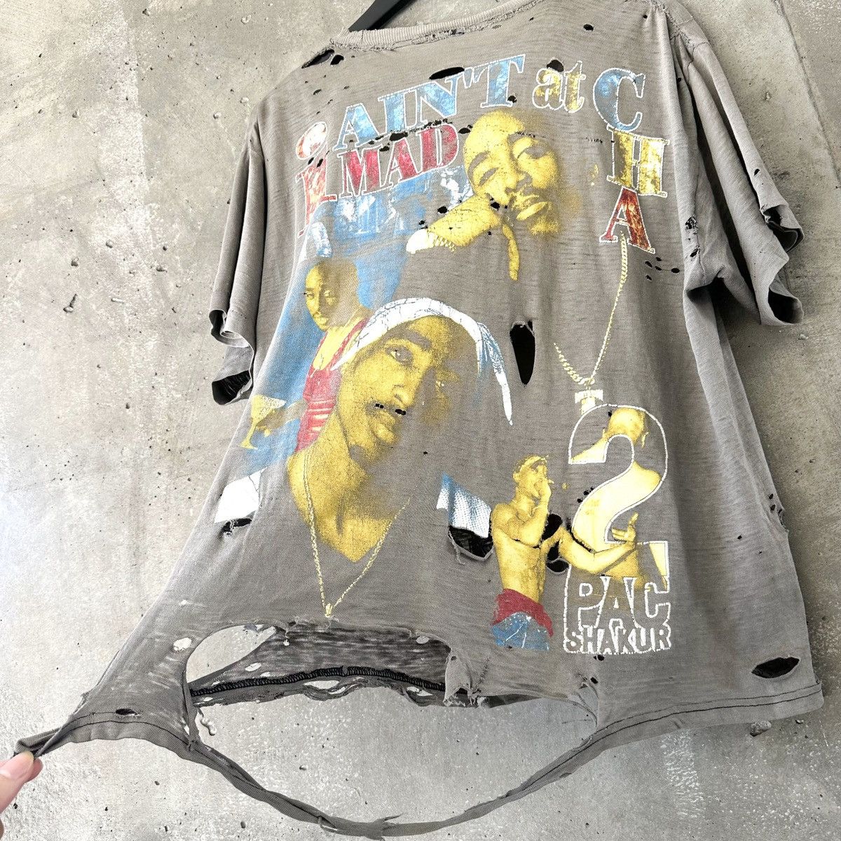 Rap Tees 90 S Thrashed Tupac 2pac California Love T Shirt Hoodie, Sweatshirt | PodTeesHub.com