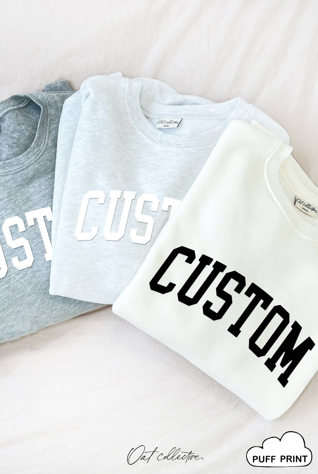 Custom Puff Print Graphic Sweatshirt T-Shirts, Hoodie | PodTeesHub.com