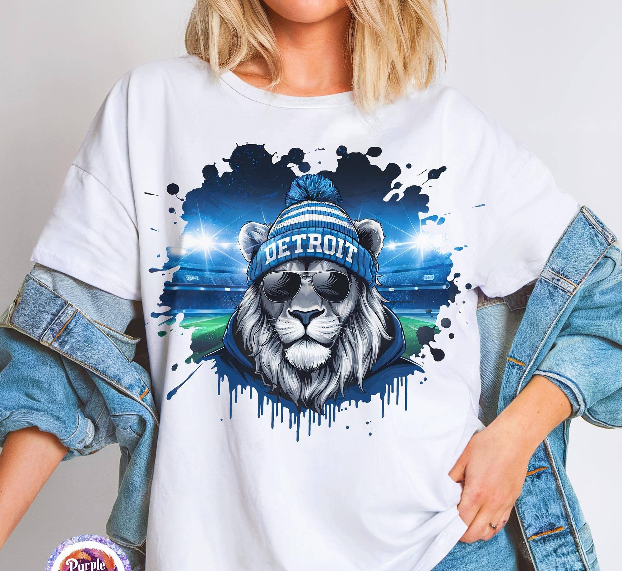 Detroit Lions Football Game Day Shirt Vintage Sport Fan Gift Hoodie, Sweatshirt | PodTeesHub.com
