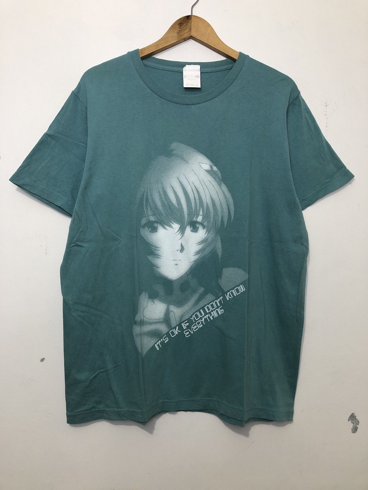 Vintage Evangelion Rei Ayanami T Shirt Hoodie, Sweatshirt | PodTeesHub.com