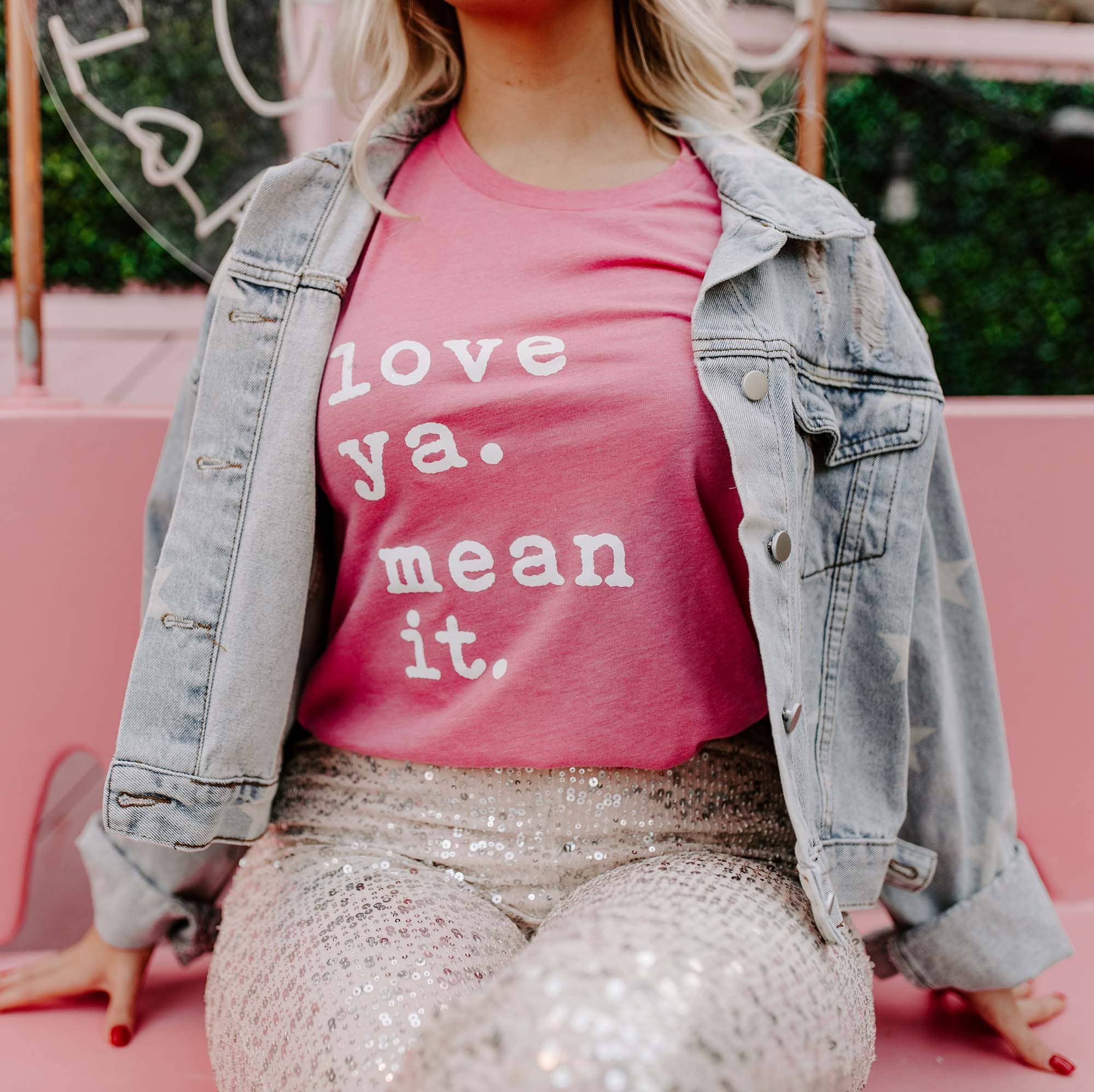 Love Ya Mean It Funny Valentine's Shirt, Valentine's Shirt Hoodie, Sweatshirt | PodTeesHub.com