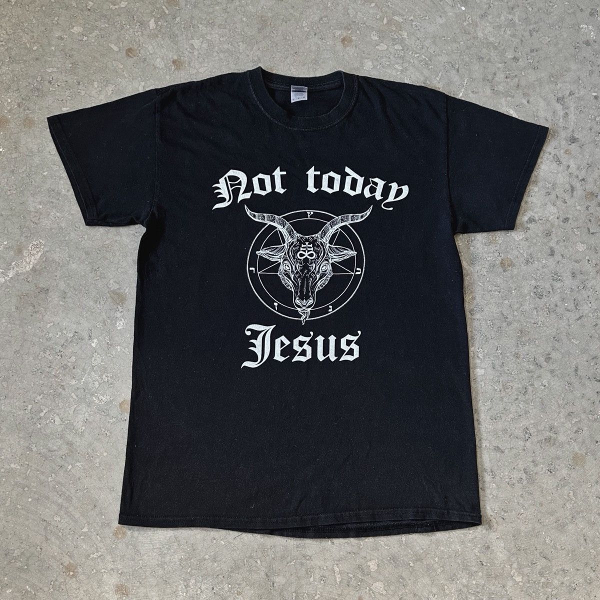 Vintage Not Today Jesus Black 90s T-Shirts, Hoodie, Sweatshirt