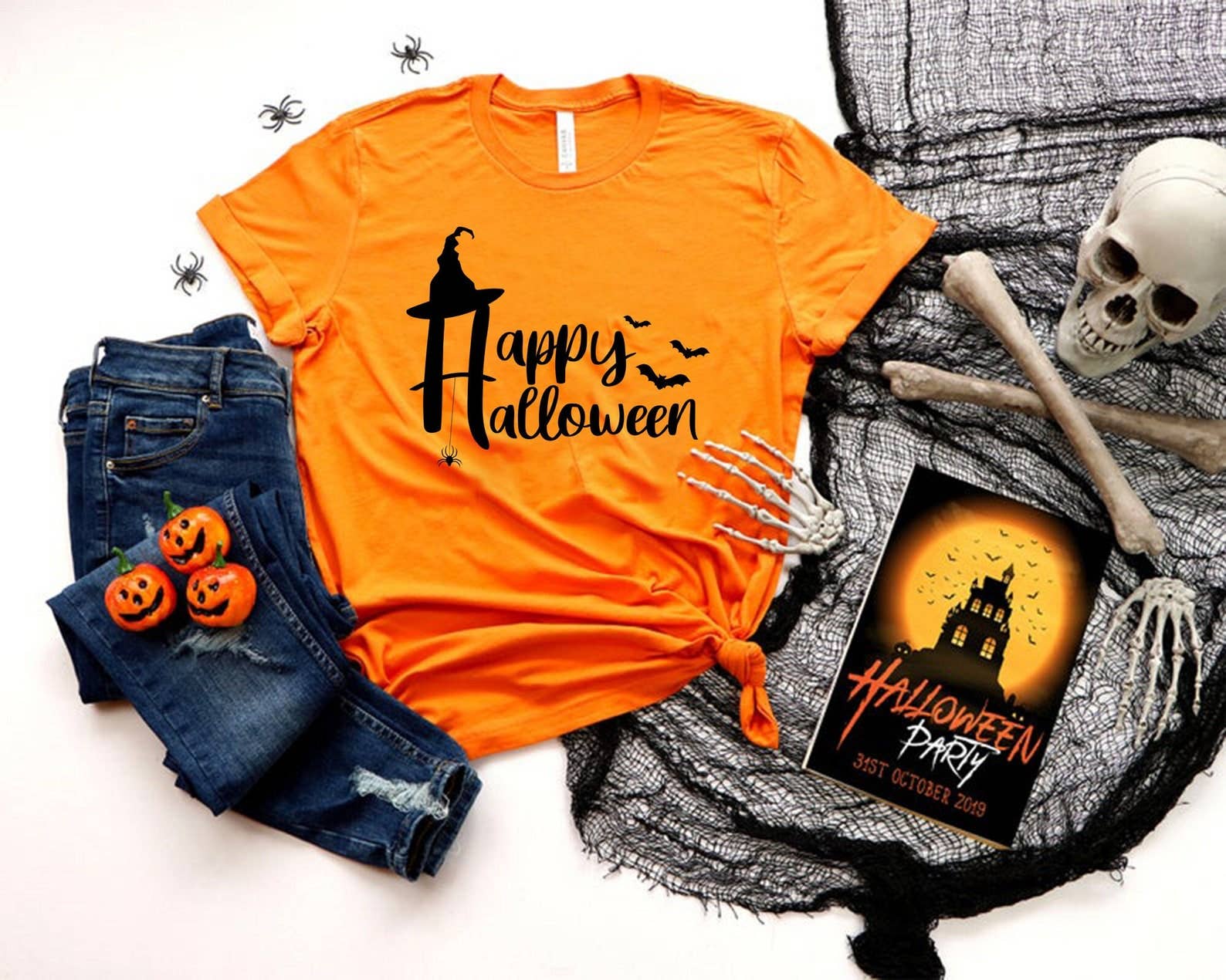 Happy Halloween T-Shirt Hoodie, Sweatshirt | PodTeesHub.com