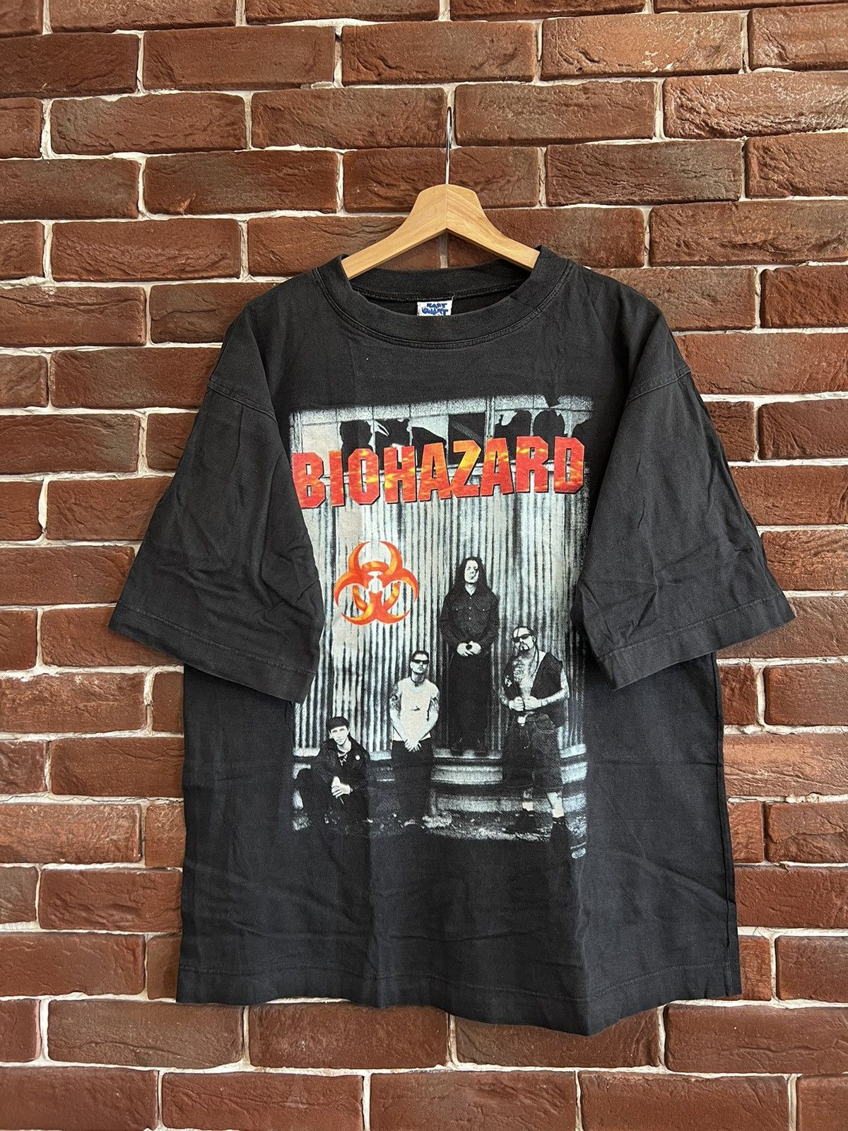 Vintage 90s Biohazard Suicidal Run Xl Blac Tour Vintage Hardcore Tee Hoodie, Sweatshirt | PodTeesHub.com