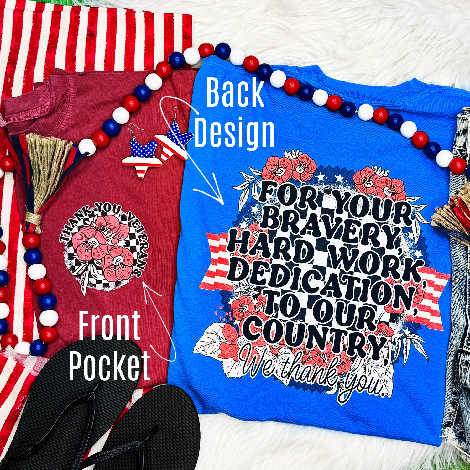 Thank You Veterans Set Tee Hoodie, Sweatshirt | PodTeesHub.com