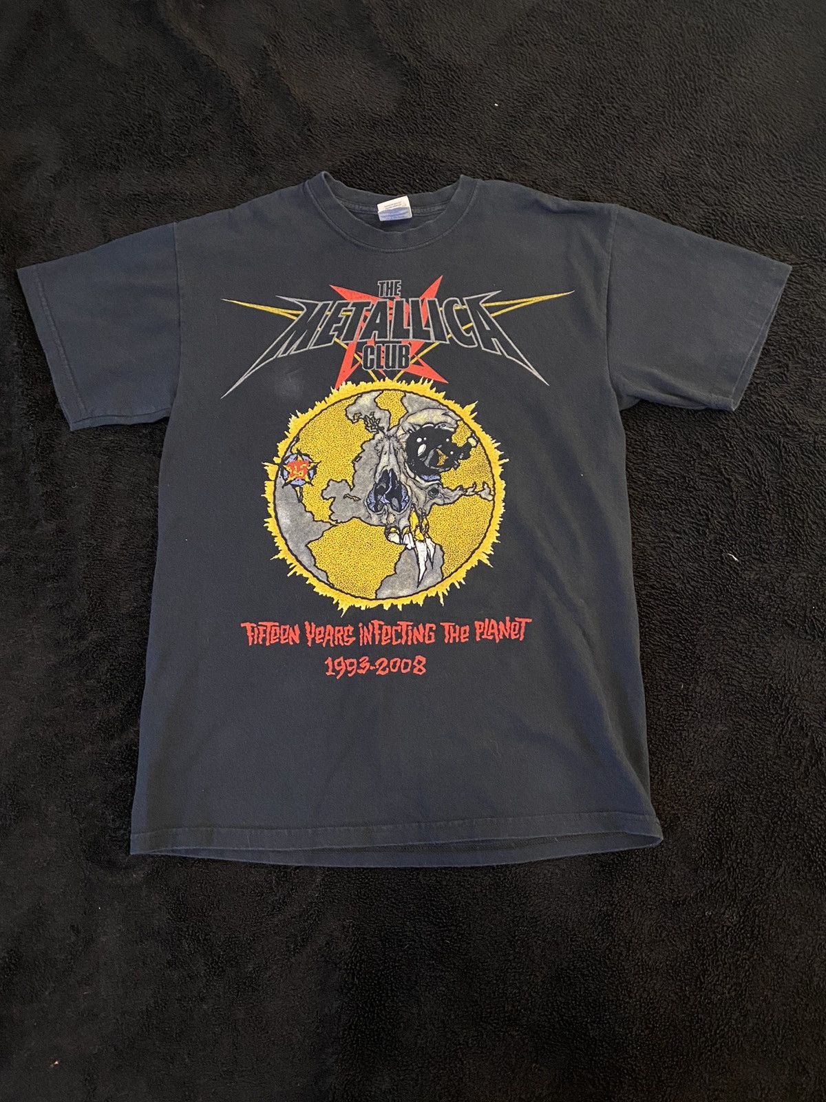Vintage Metallica Fan Club Tee From 2008 Hoodie, Sweatshirt | PodTeesHub.com