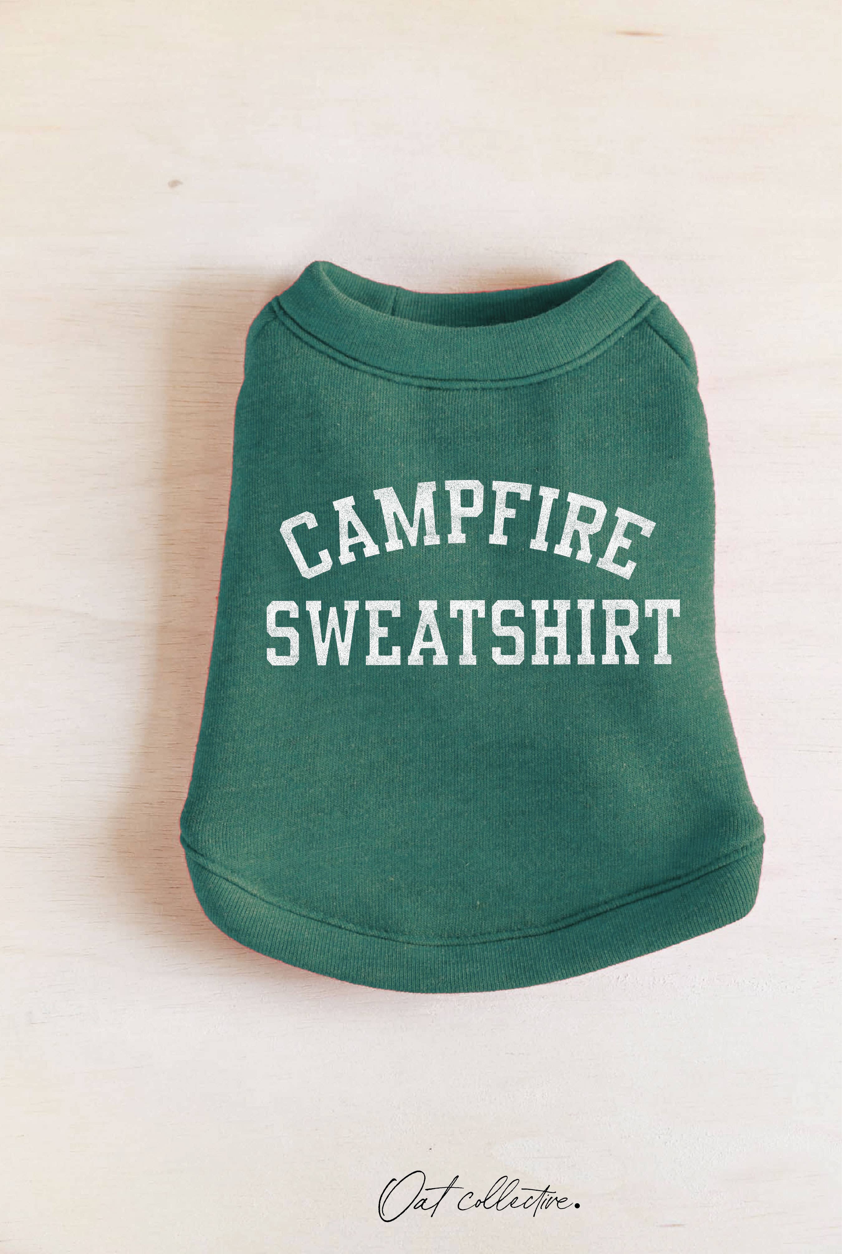 Campfire Sweatshirt Pet Graphic Sweatshirt T-Shirts, Hoodie | PodTeesHub.com