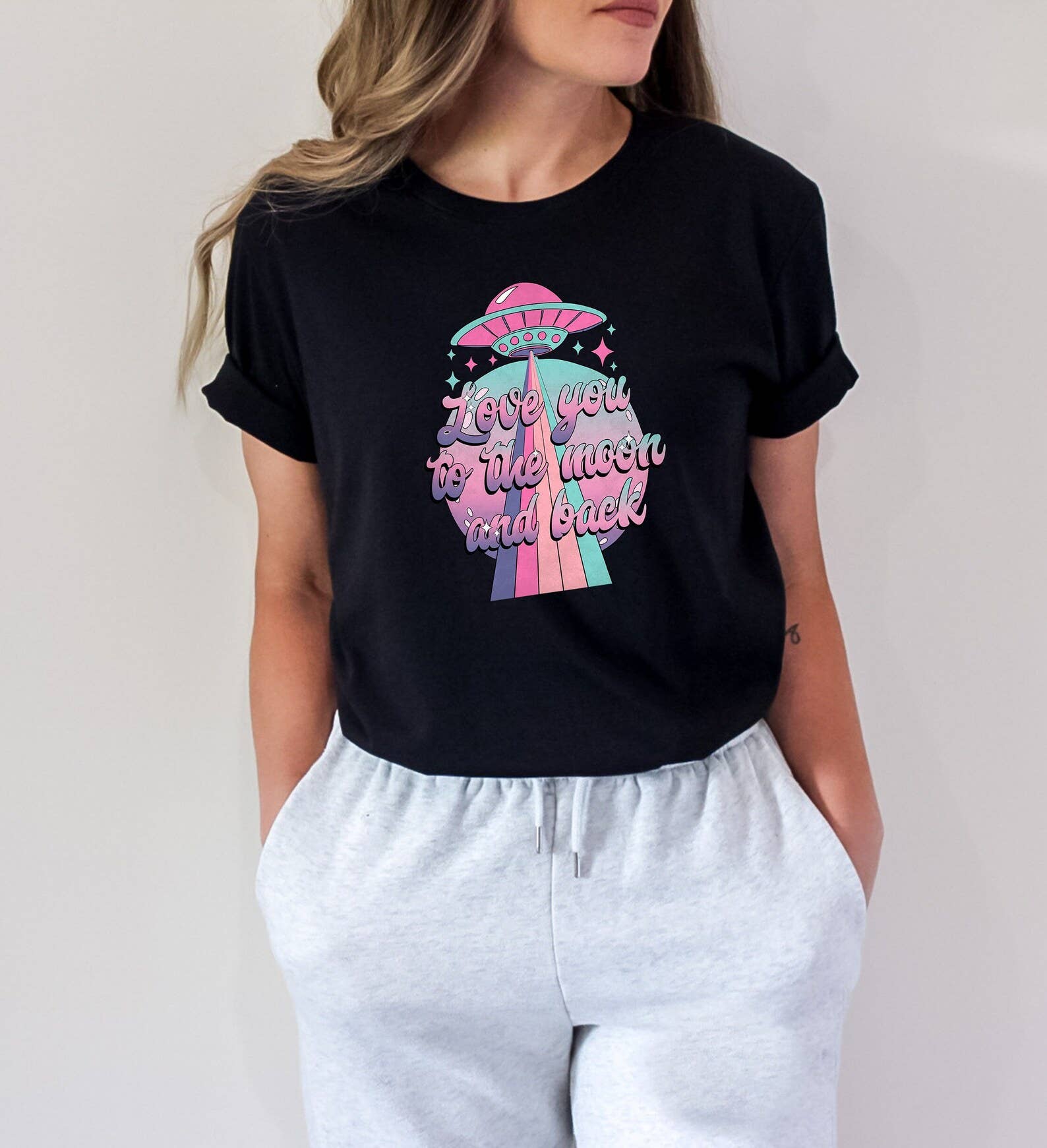 Love You To the Moon and Back T-Shirt Hoodie, Sweatshirt | PodTeesHub.com